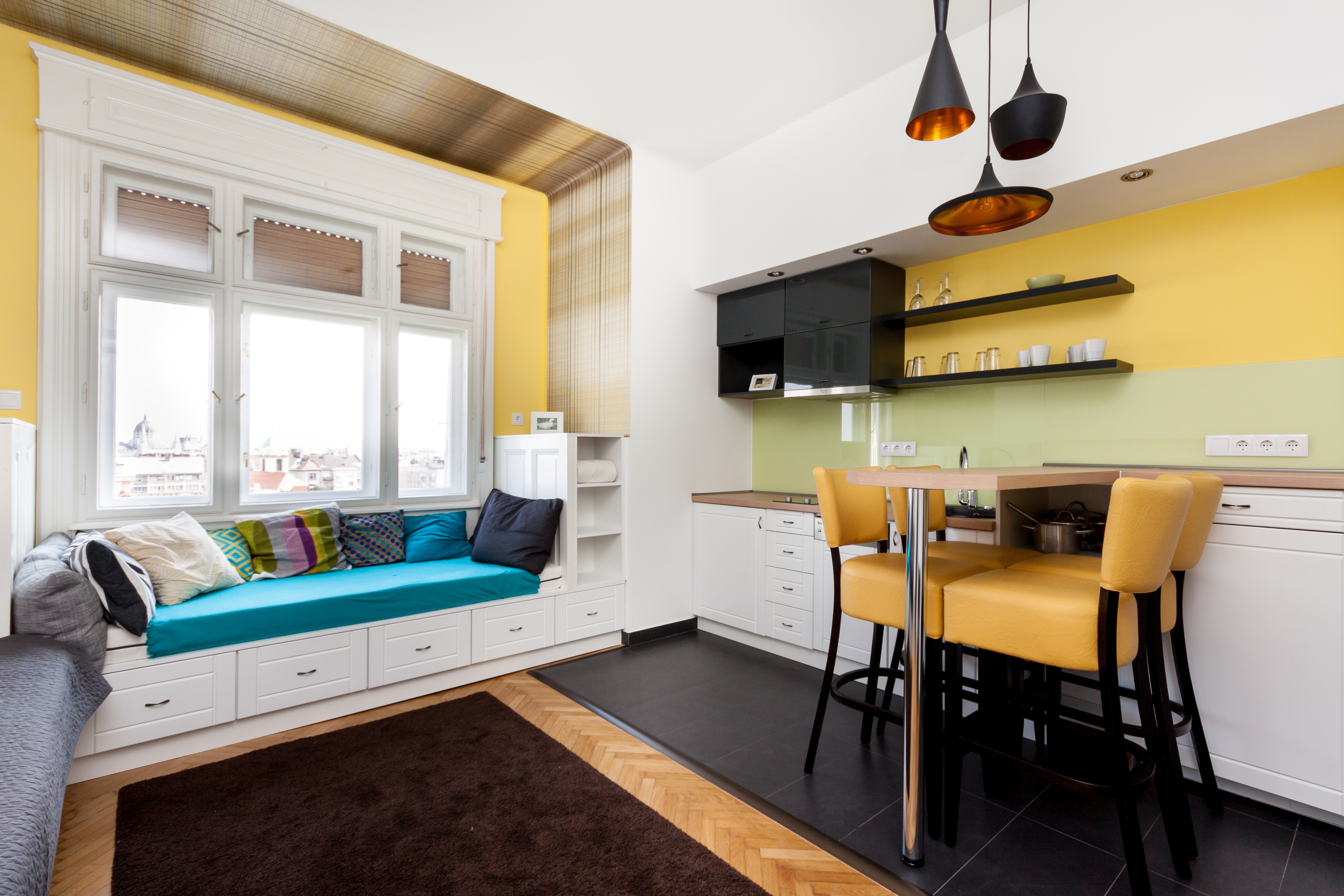 Chic studio, breathtaking view in II. kerület, Budapest