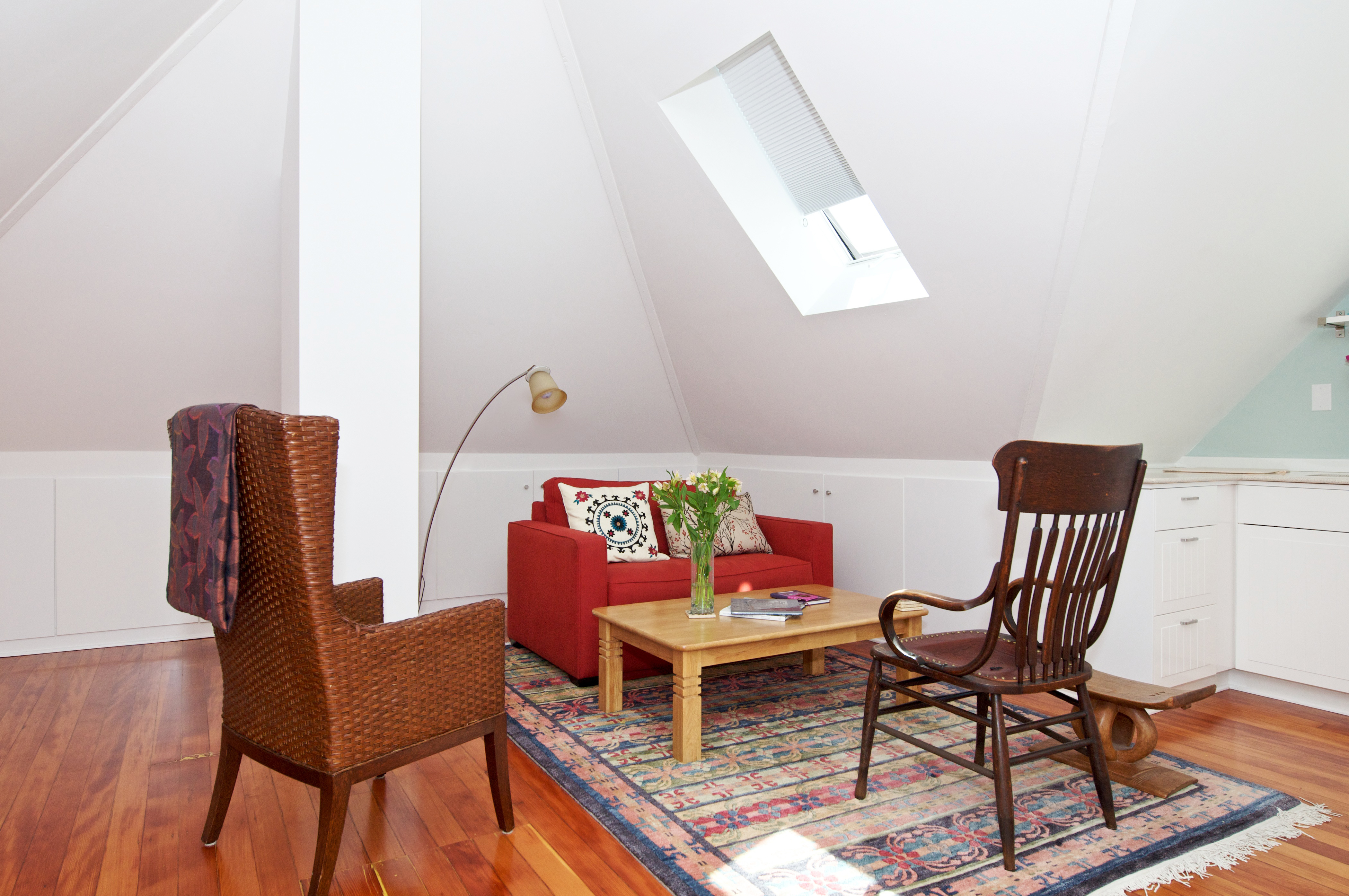 Attic Master Suite with Kitchenette