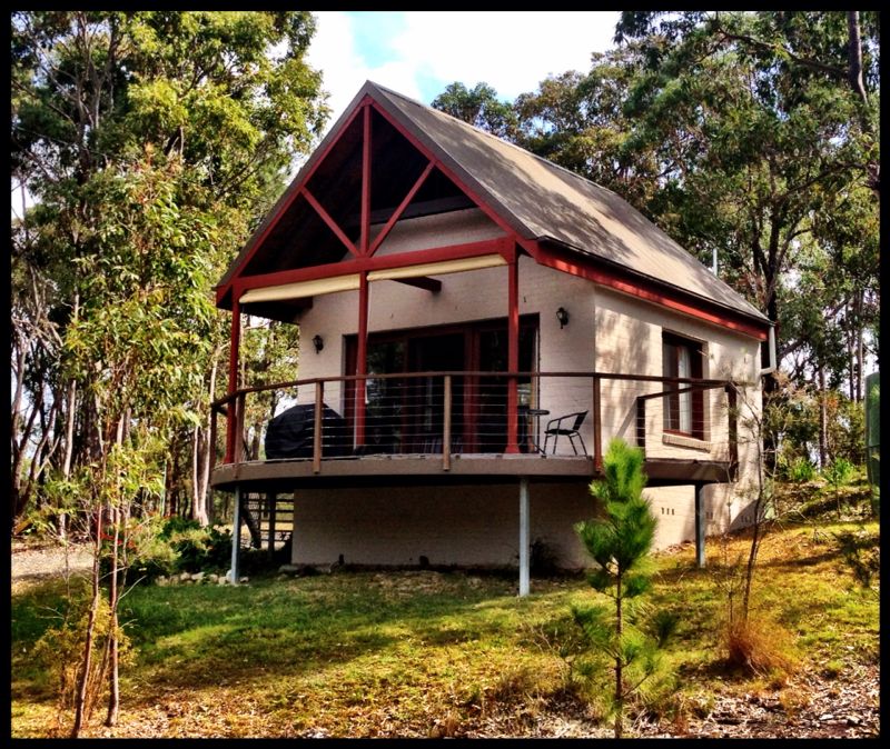 Daybreaks cosy cabin (1) with bay & bush views in Mid-Coast, Mid North Coast