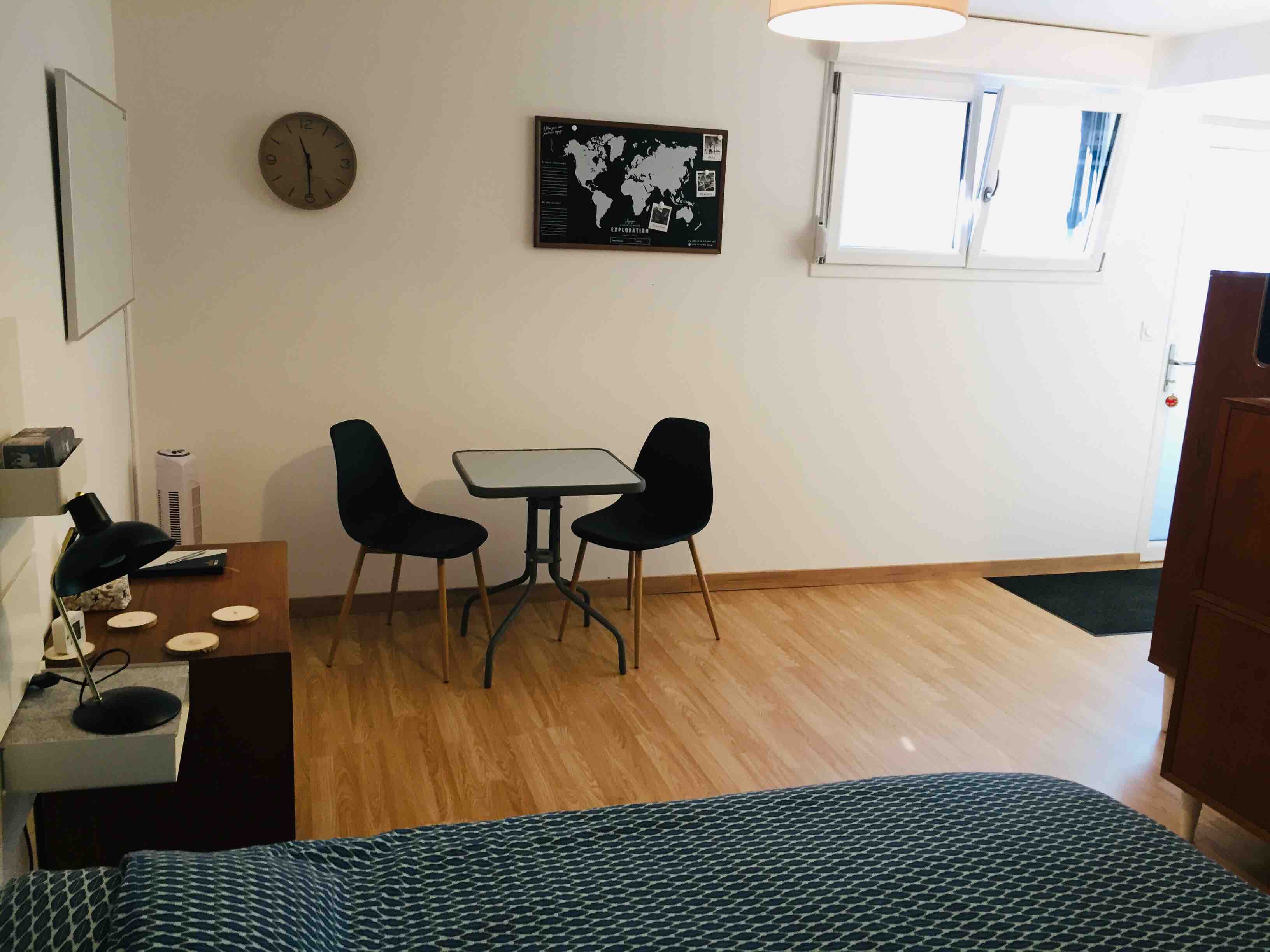 Bedroom+bathroom with stand alone entrance