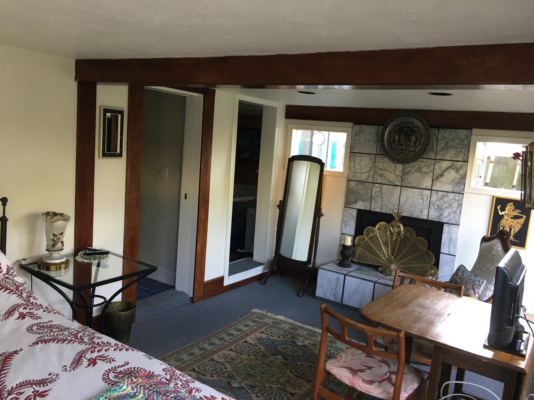 Adorable private "in-law" for two