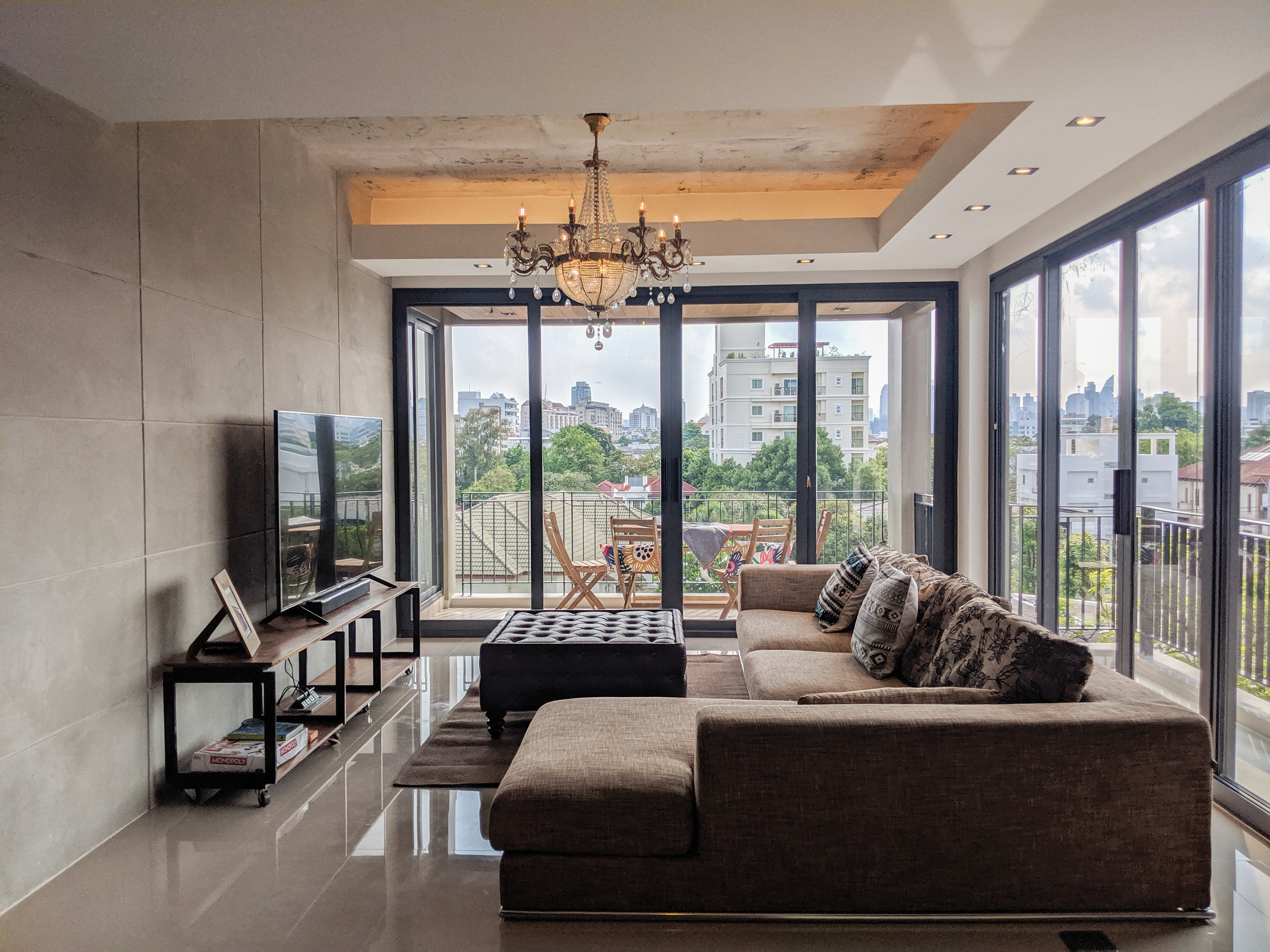 2BR-SUNSET PENTHOUSE-Phrakhanong BTS-漂亮的房子