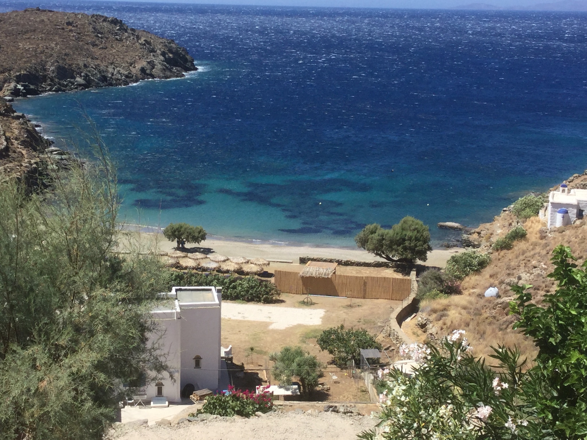 Ballos Terraces/Vourni beach(Tinos island) - Cycladic houses (Greece ...