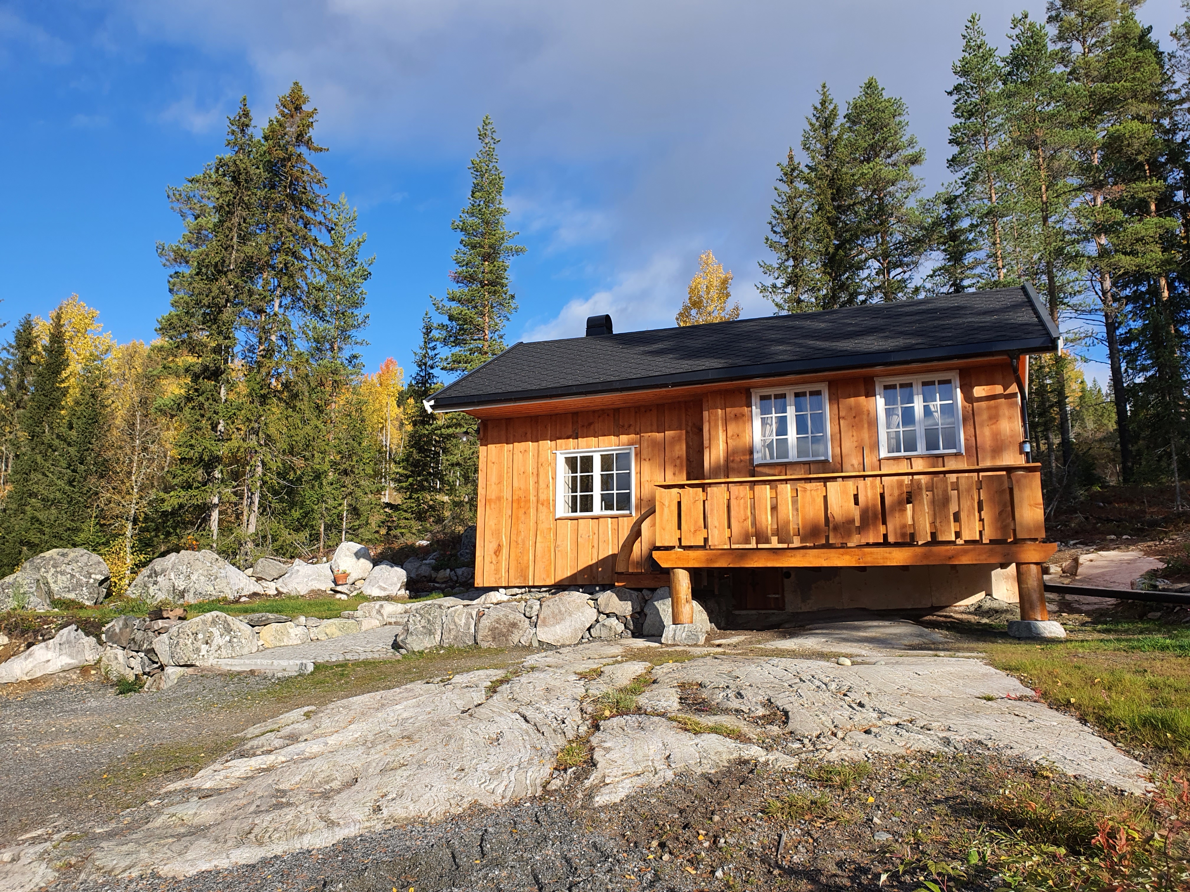 New annex with stunning views of Hallingdal.