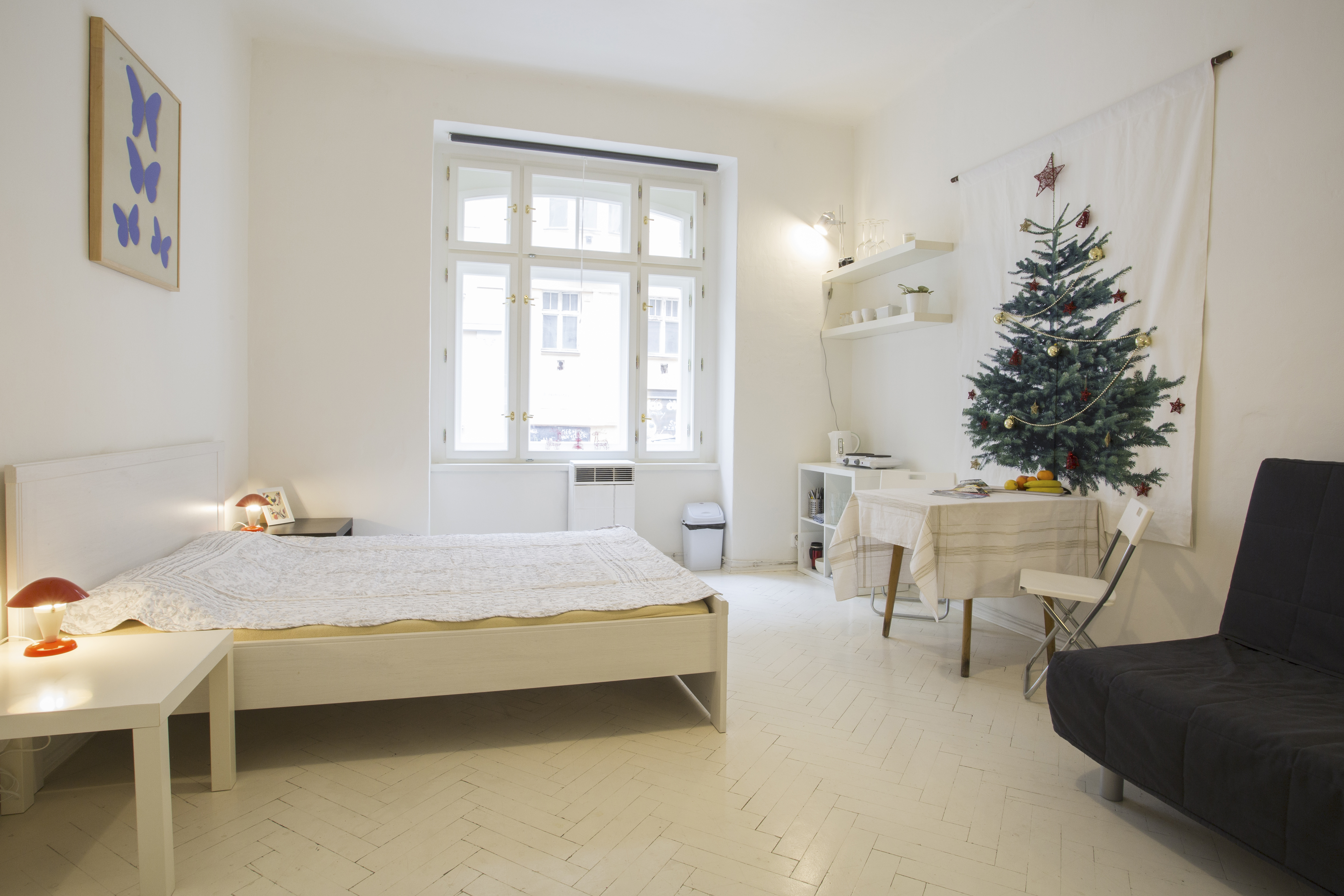 Small one-room flat near the center