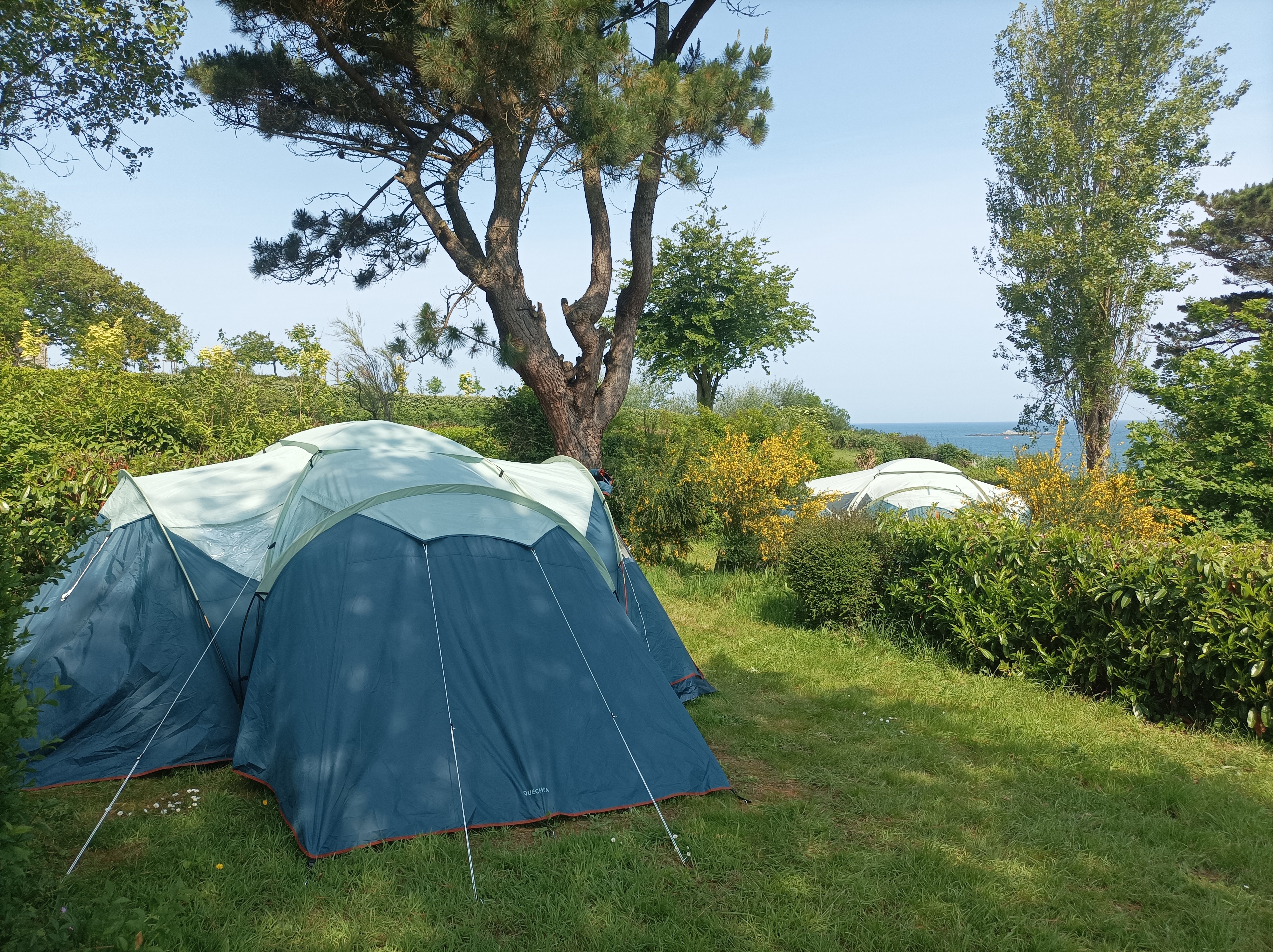 6 seater tent small quiet campsite near the beaches