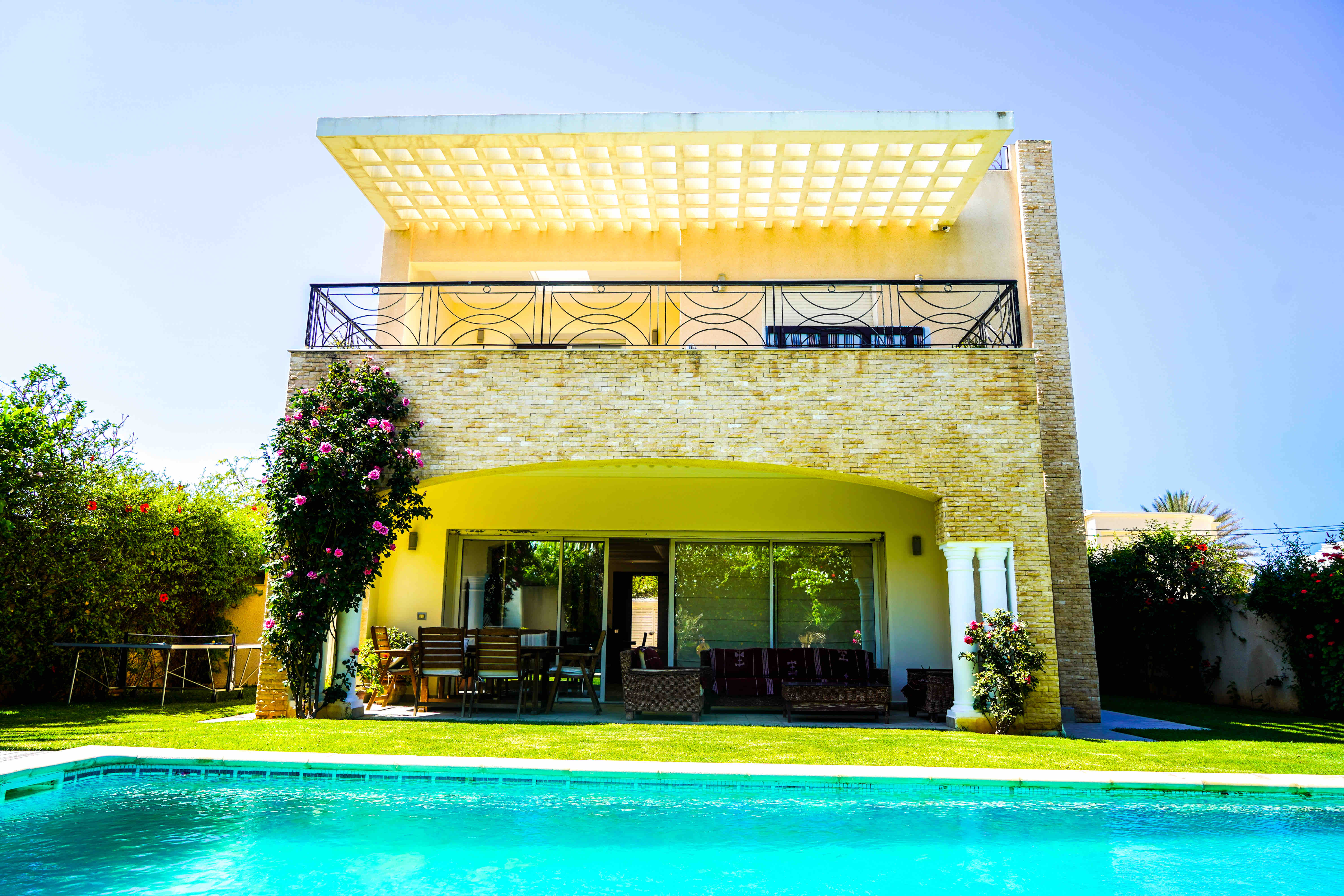 Kantaoui, villa w pool on the beach Villas for Rent in Sousse