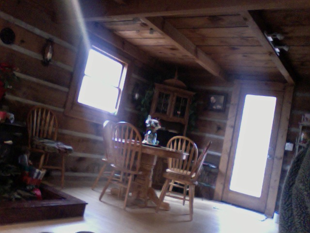 Cozy Downstairs Room in Log Cabin