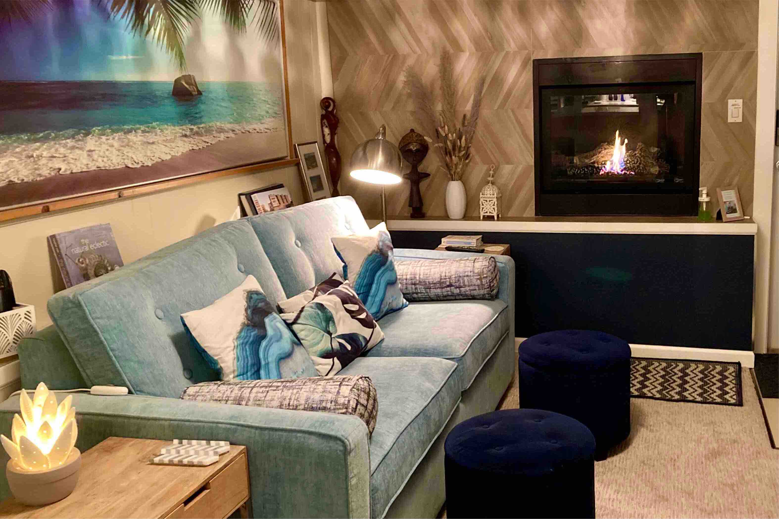 Chloe’s Garden Suite- Steam Room & Fireplace