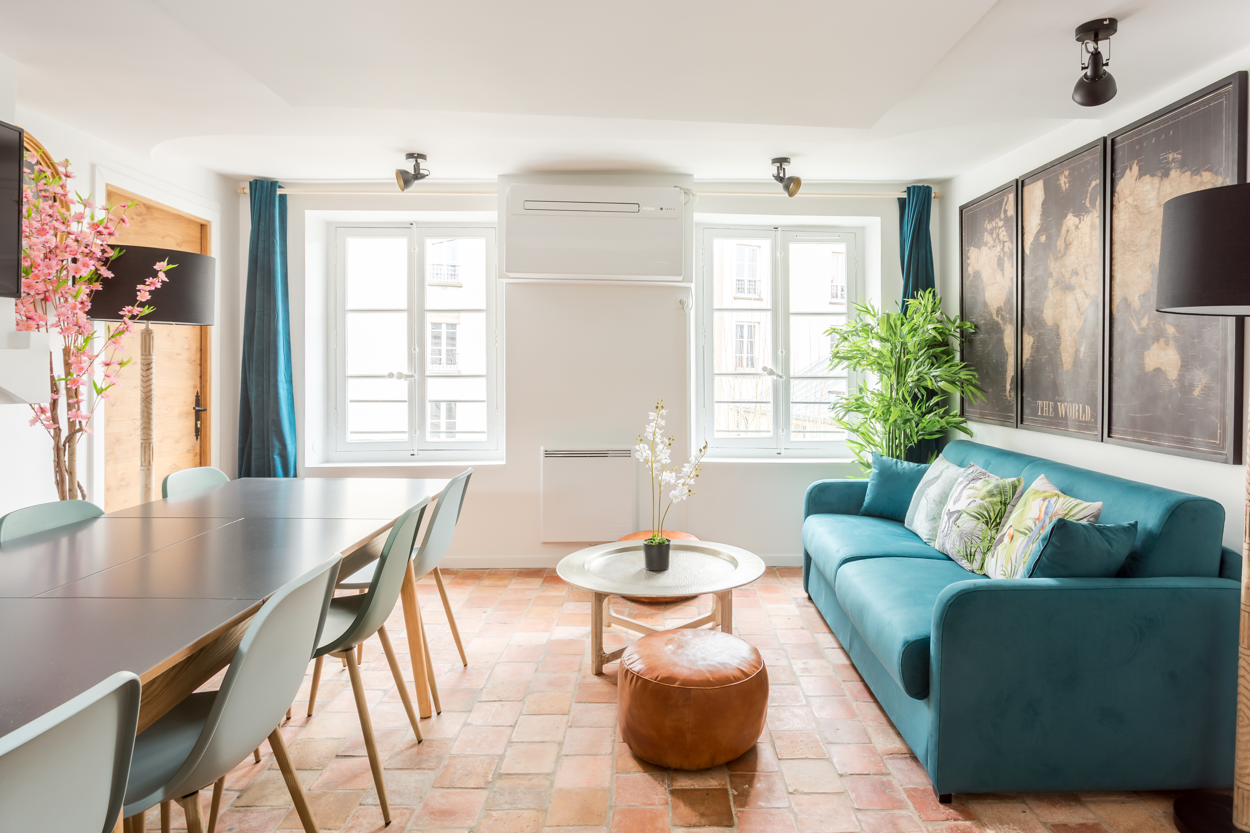 familial « Marais » chic et climatisé (froid,été)