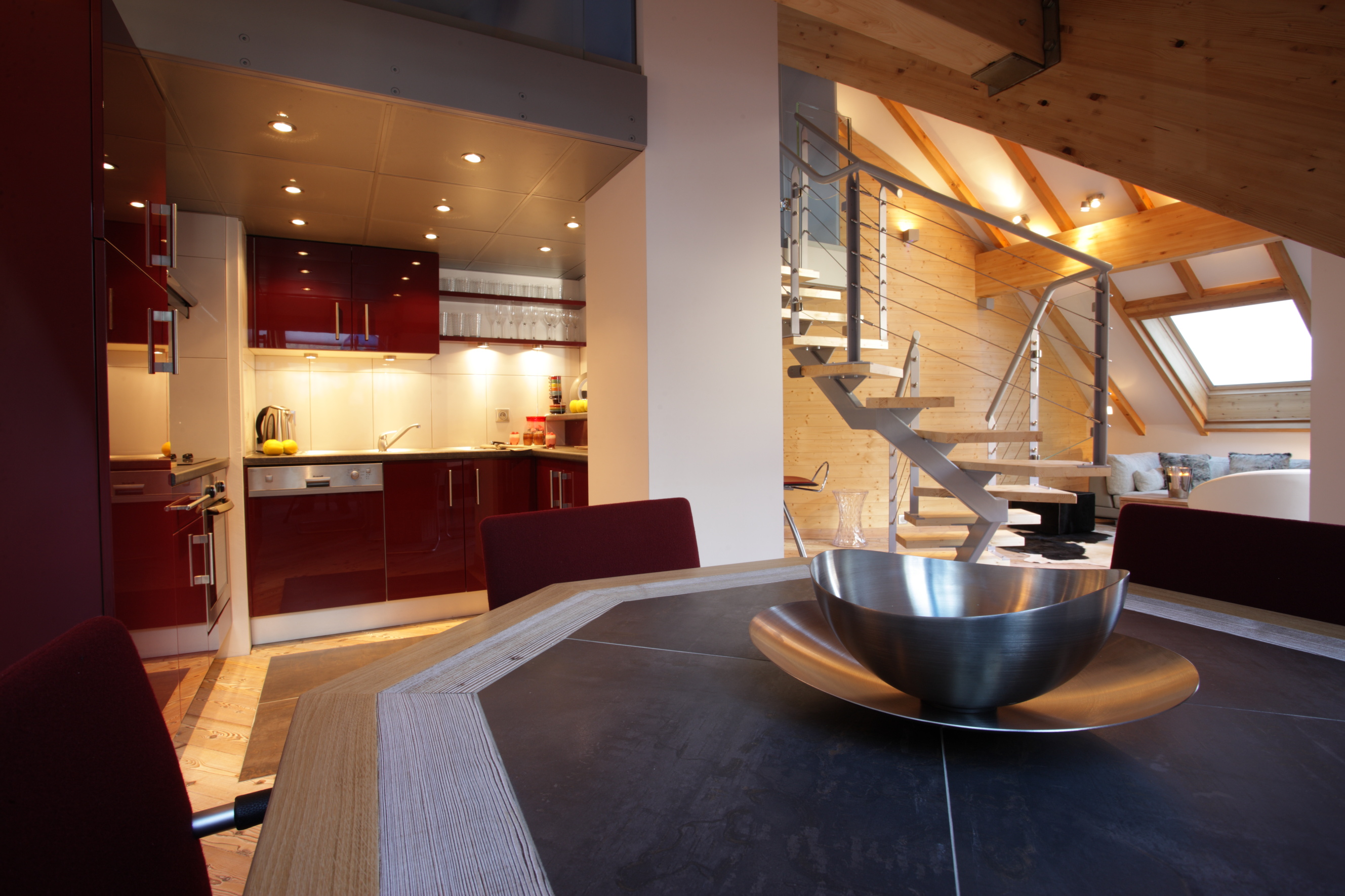 ChamPad central Loft views to Mt Blanc