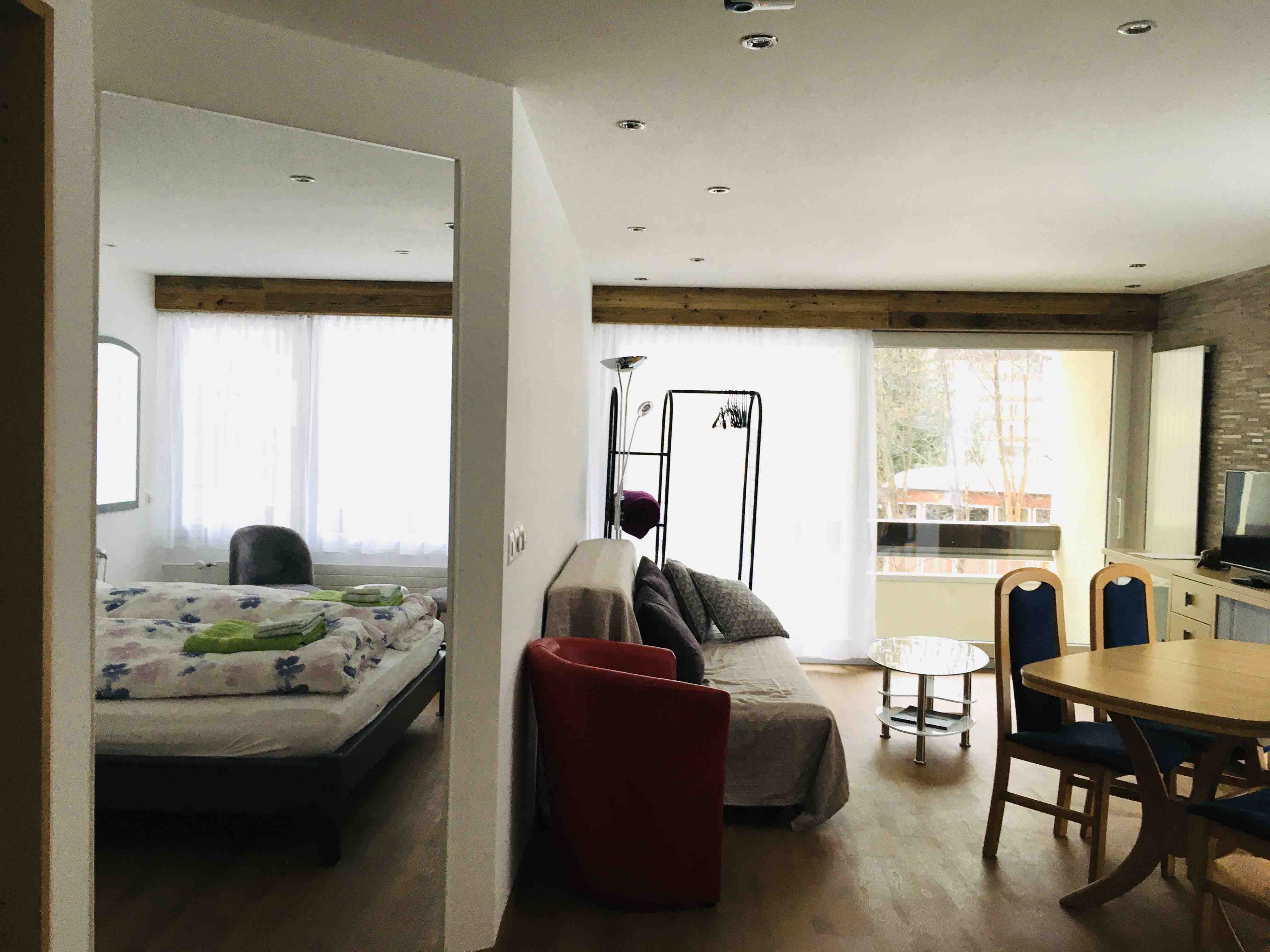 TOP location: near spas, super central in Leukerbad