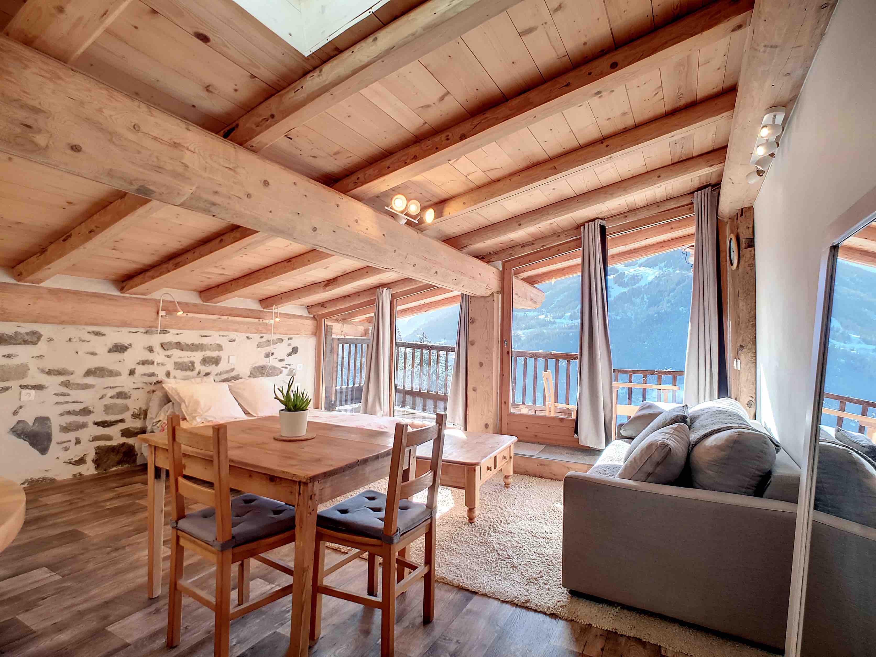 Gd studio 36m², top floor, mountain hamlets