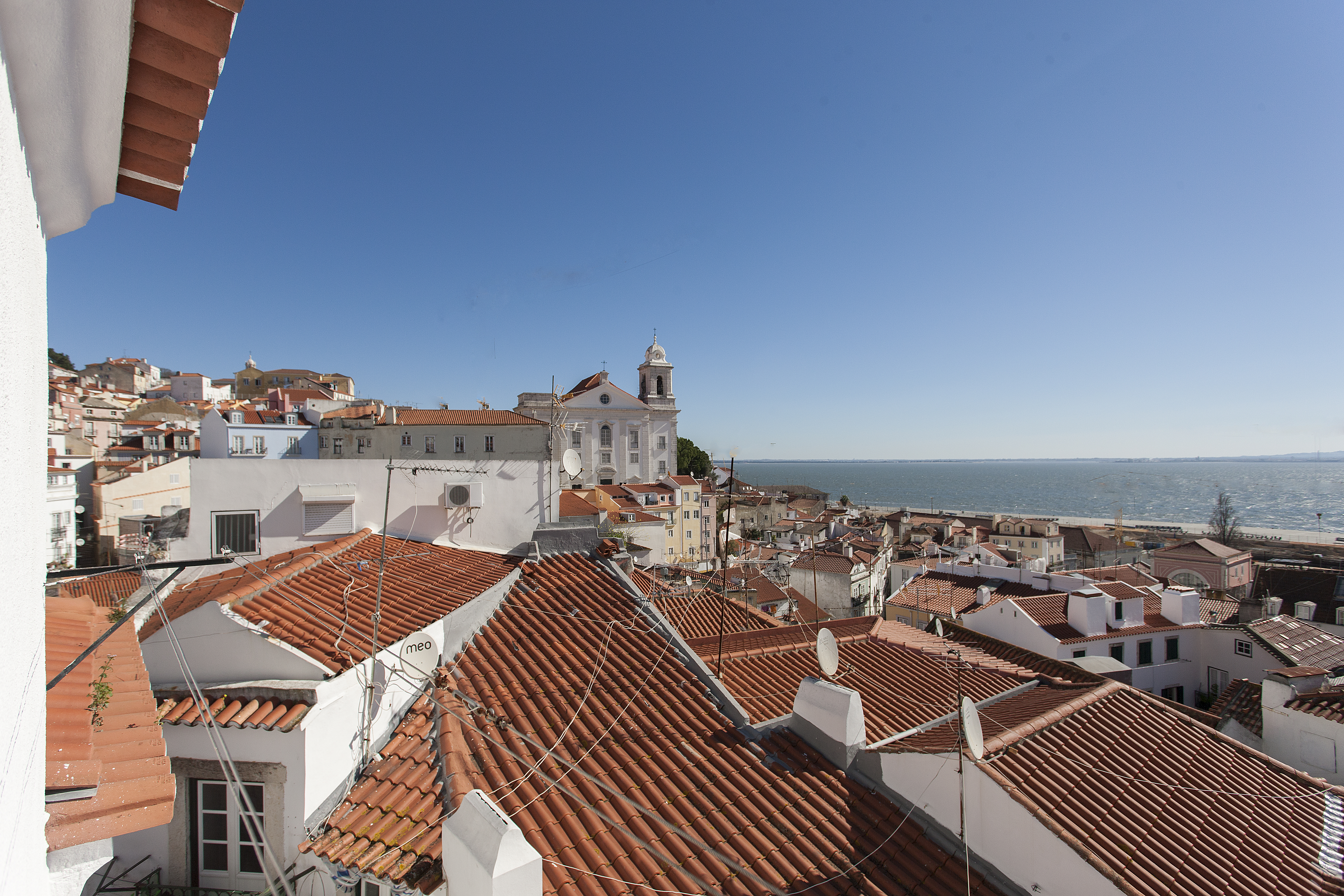 Alfama with amazing view on river