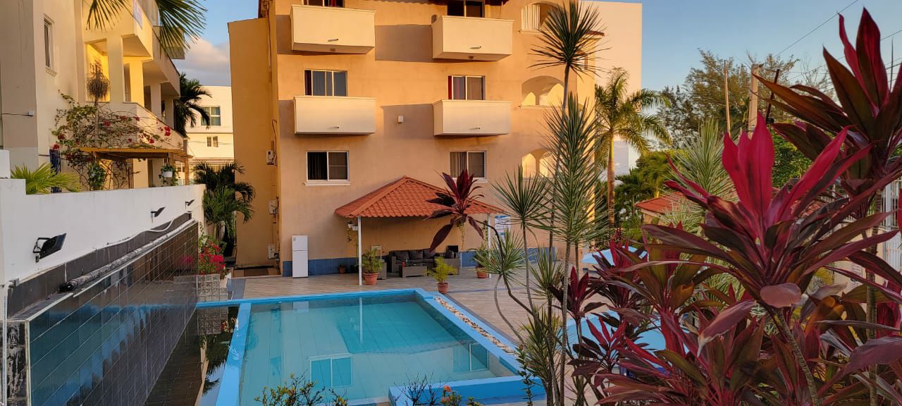 First Floor, Cozy beach apartment with garden view Apartments for Rent in Boca Chica, Santo