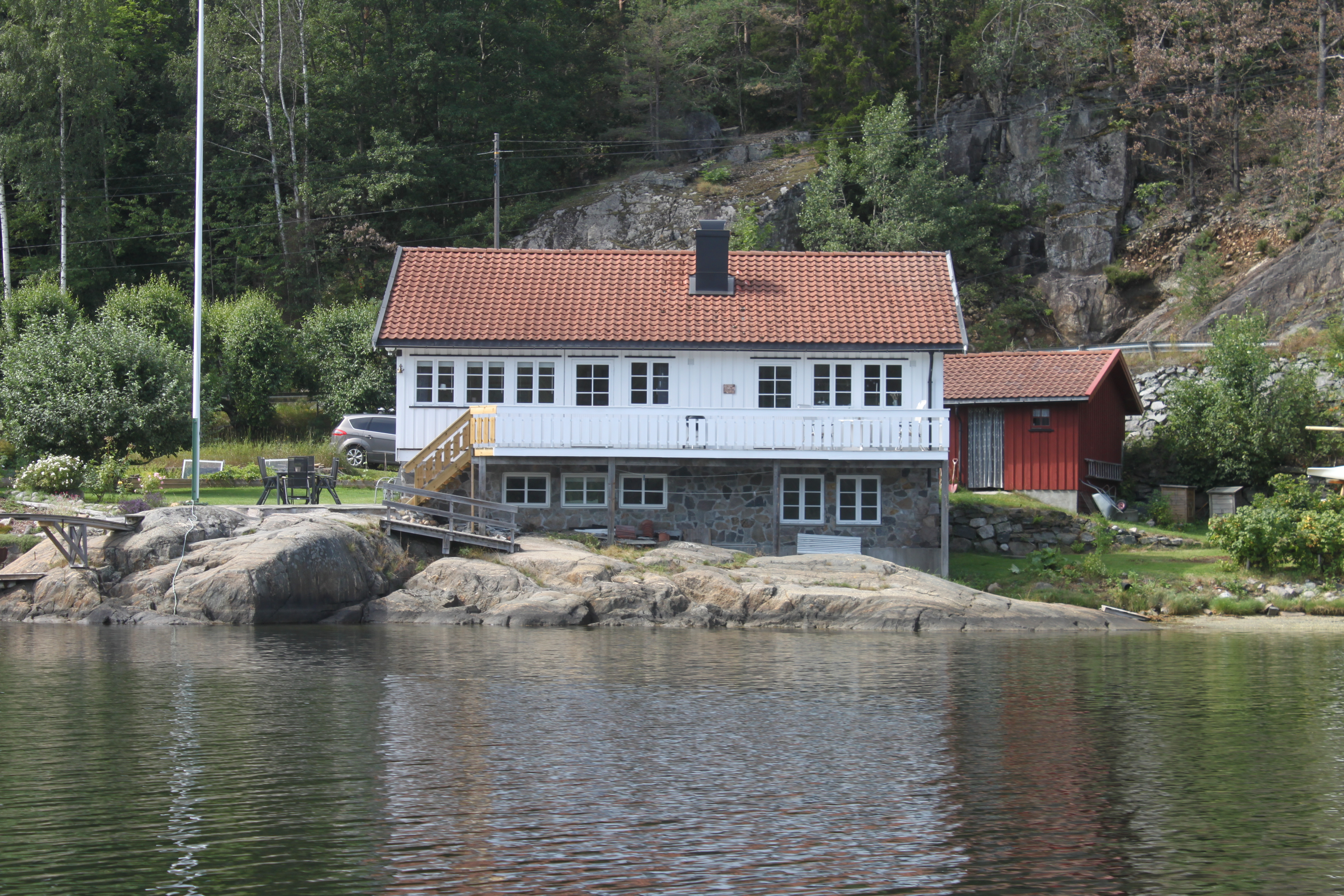 Spacious house right by the fjord of Kragerø