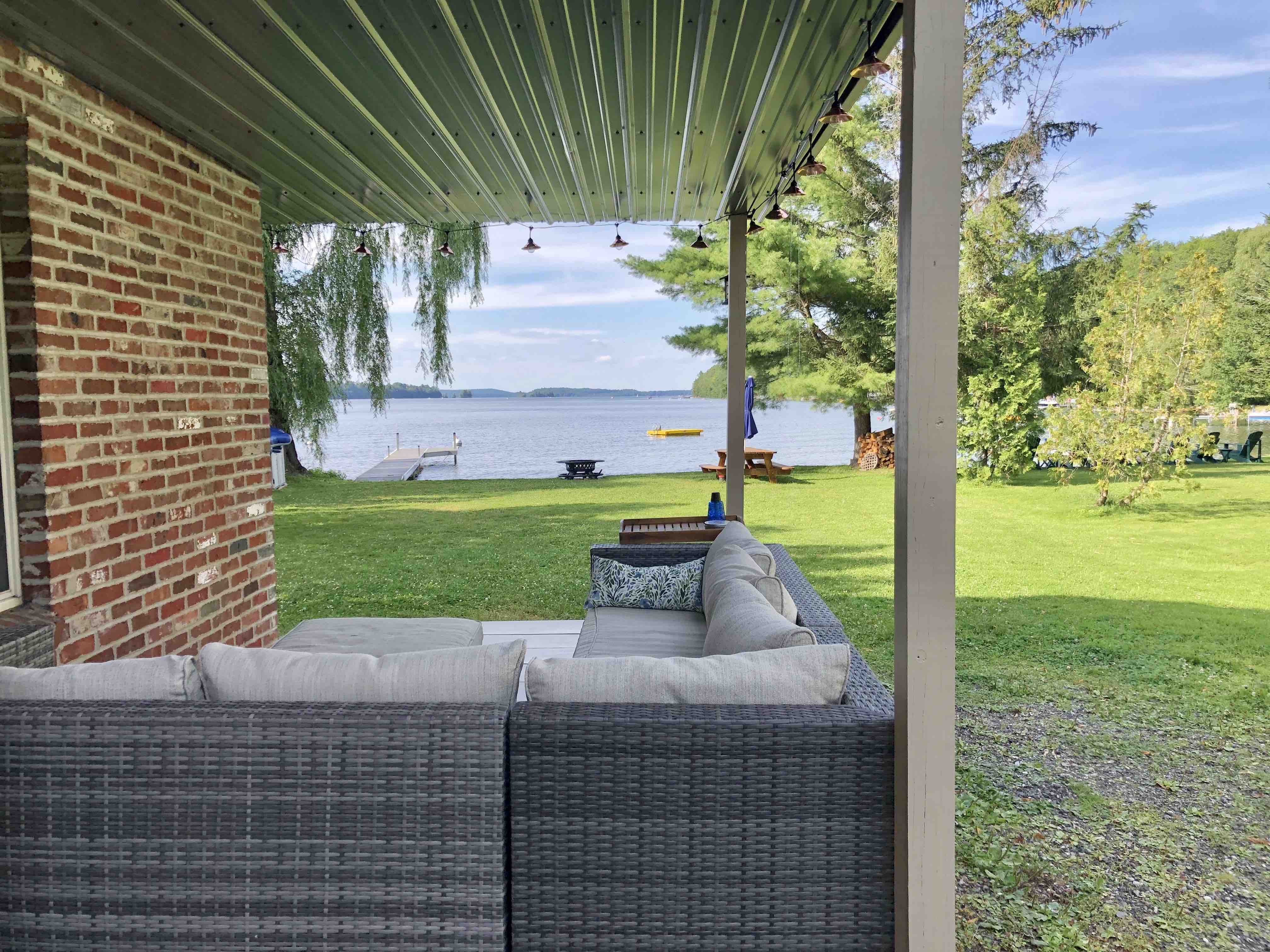 Lakefront Home, Sandy Beach, Belgrade Lakes Maine Cottages for Rent in Belgrade, Maine, United