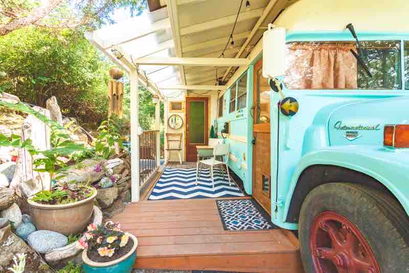 One of a kind converted 1969 School Bus Tiny houses for Rent in Sooke