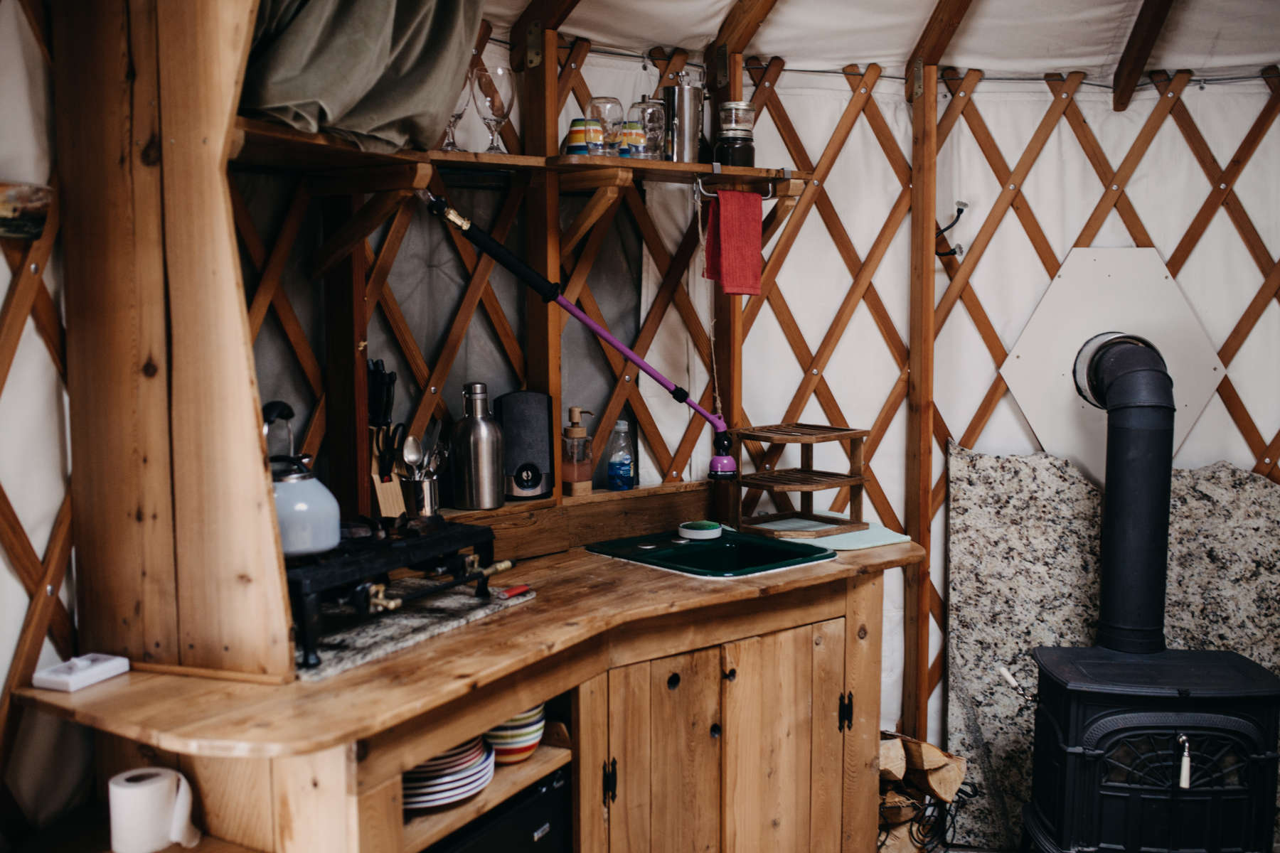 A SMALL YURT TUCKED IN THE WOODS Yurts for Rent in Sandpoint, Idaho, United States Airbnb
