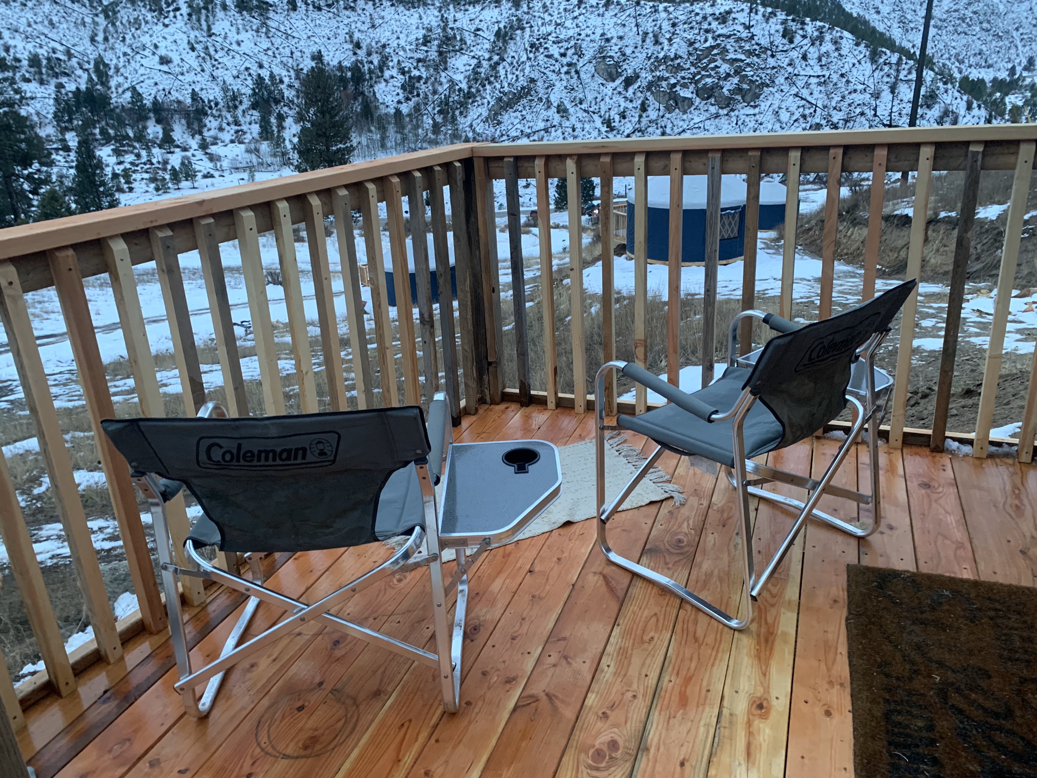 R&R King Suite Yurts for Rent in Lowman, Idaho, United States