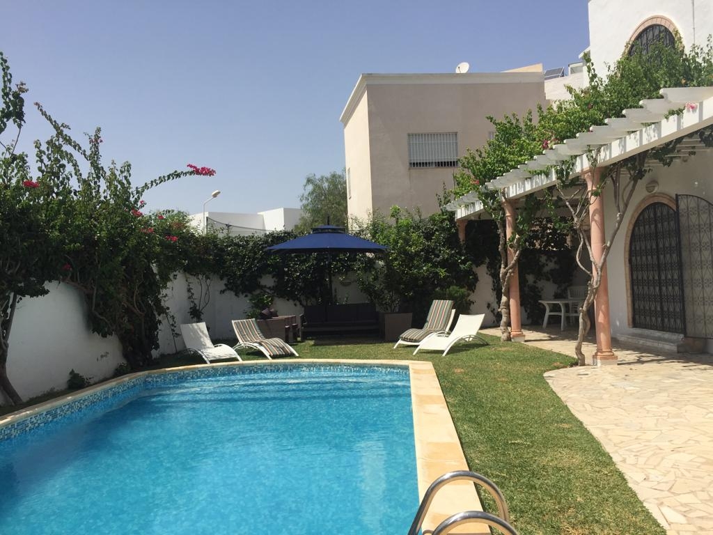 Skander villa with pool in Hammamet Yasmine