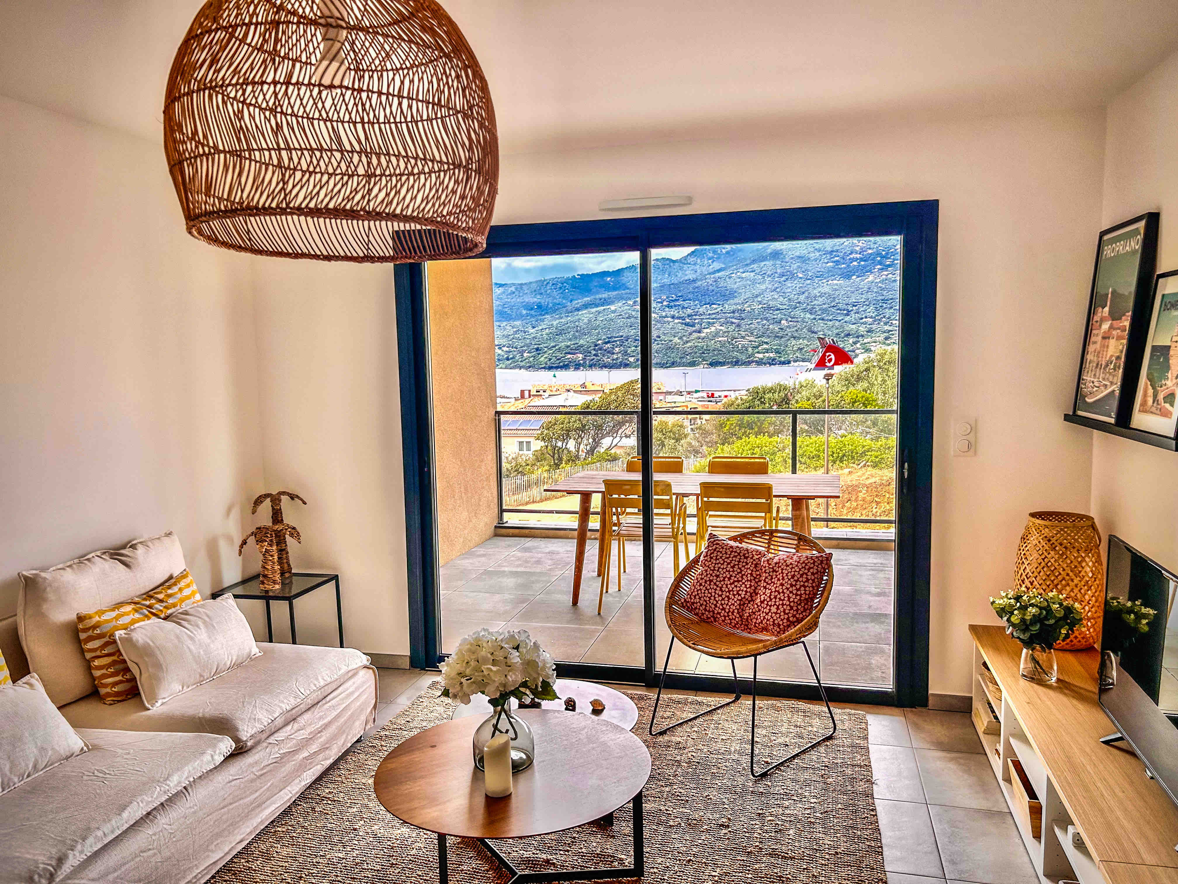 T3 with beautiful terrace Propriano sea view