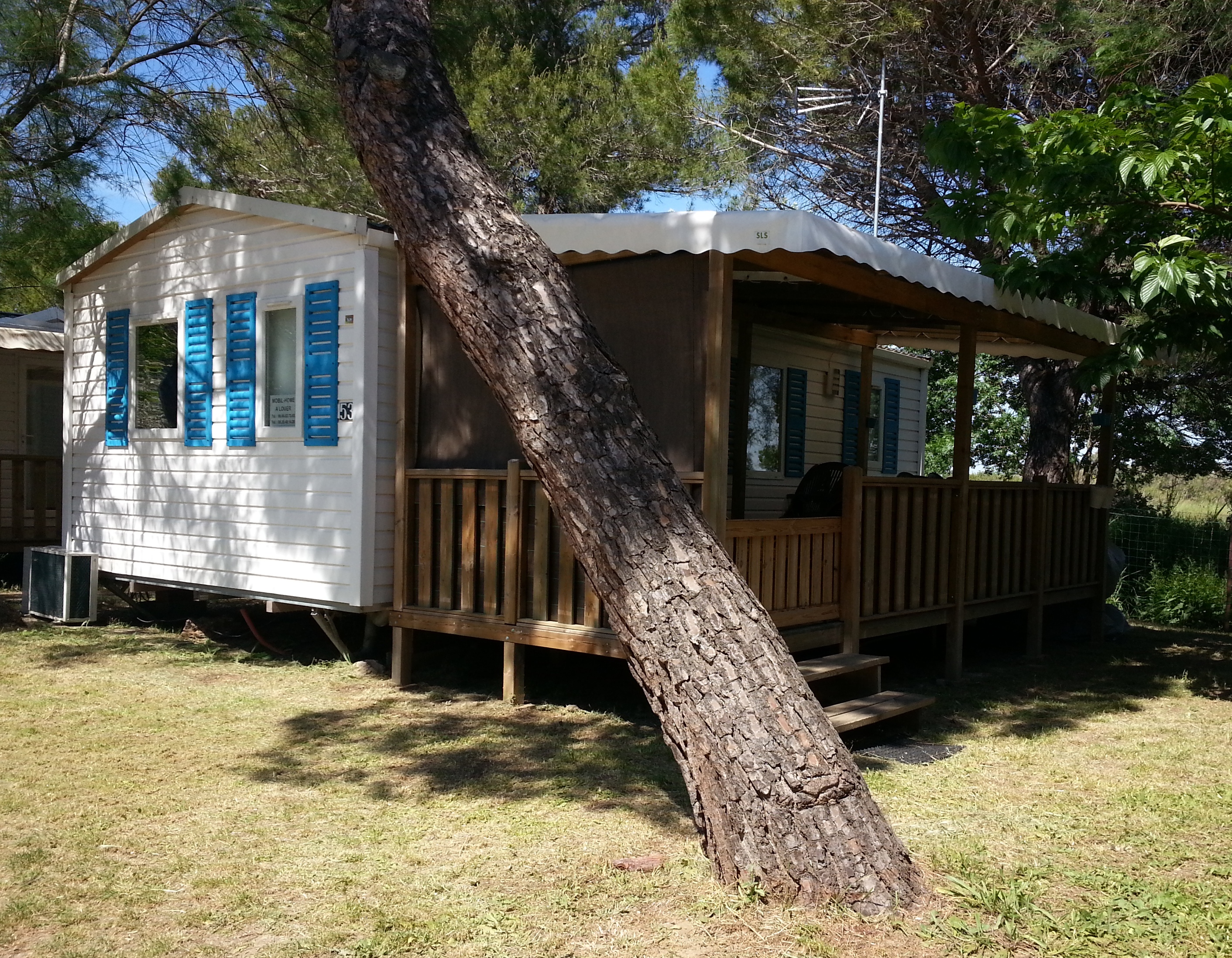4 person mobile home by the sea