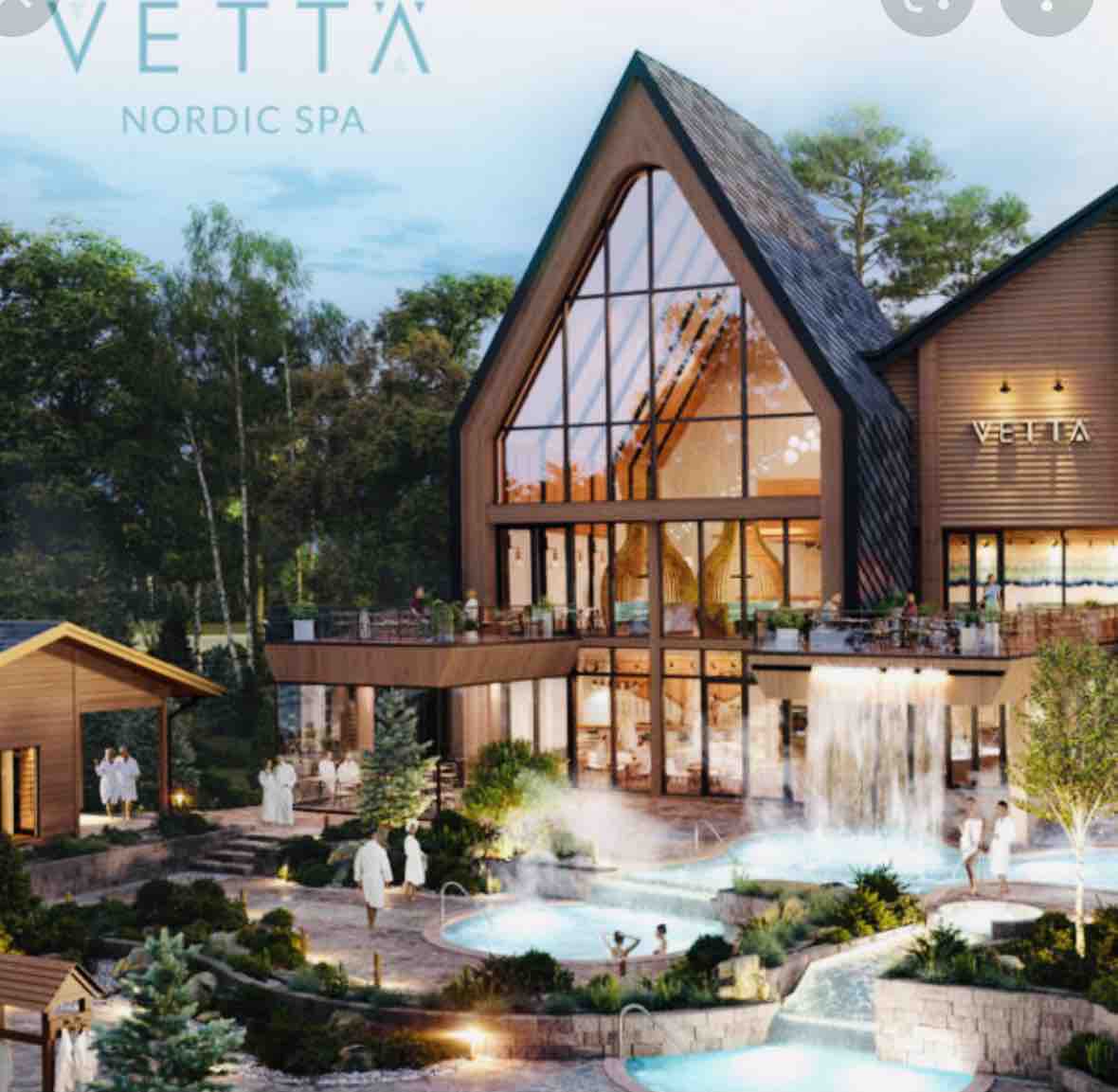 The retreat beside Nordic spa
