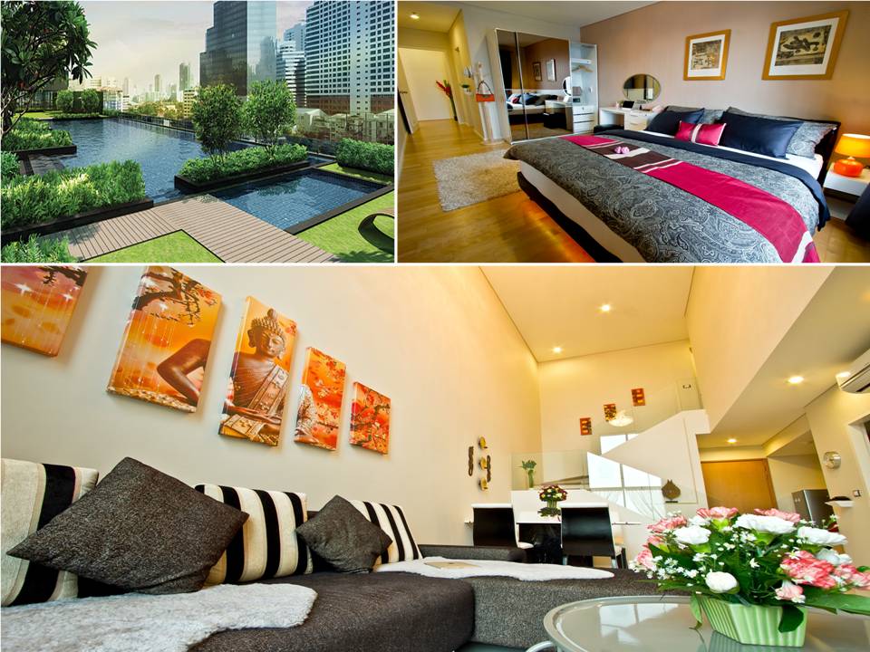 The Duplex Asoke Luxury 92sqm Apartments for Rent in Bangkok