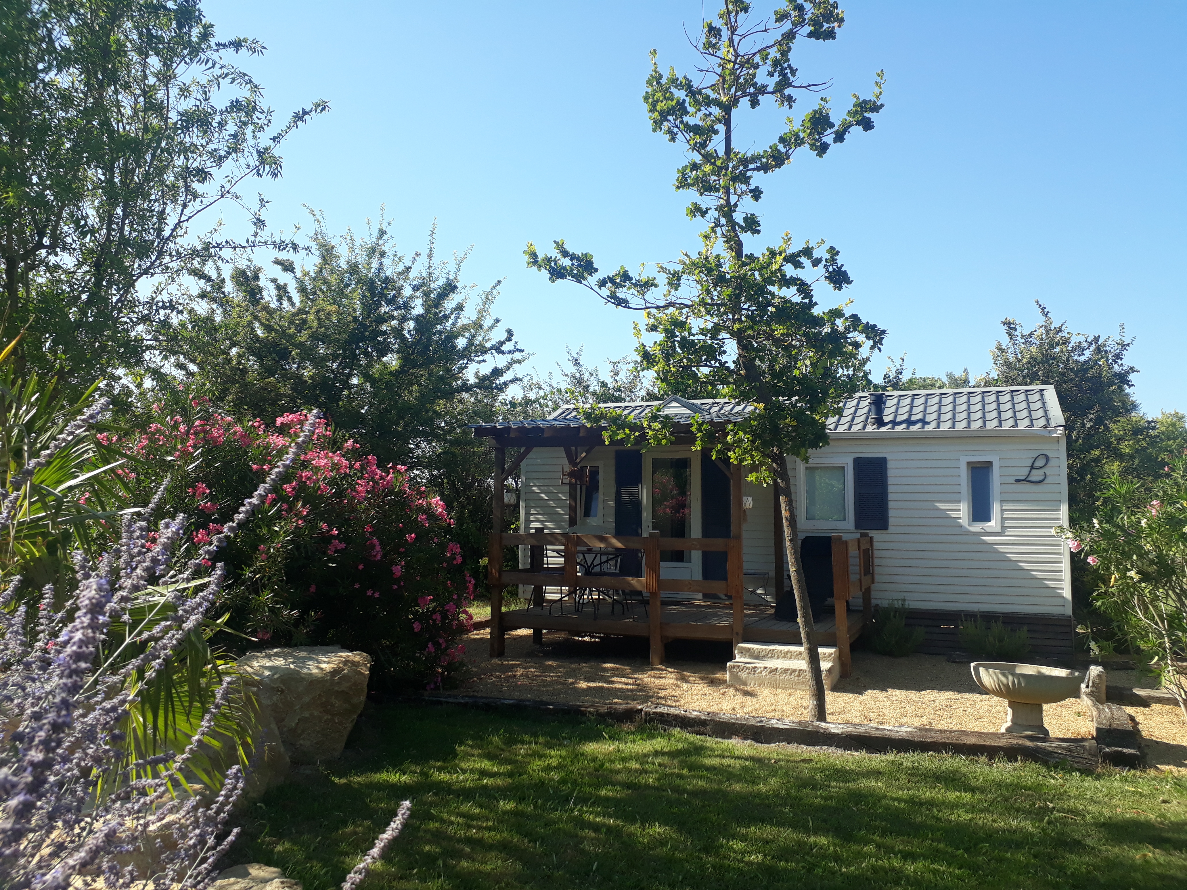 Countryside Mobilhome Garden View & Pool Access 💕