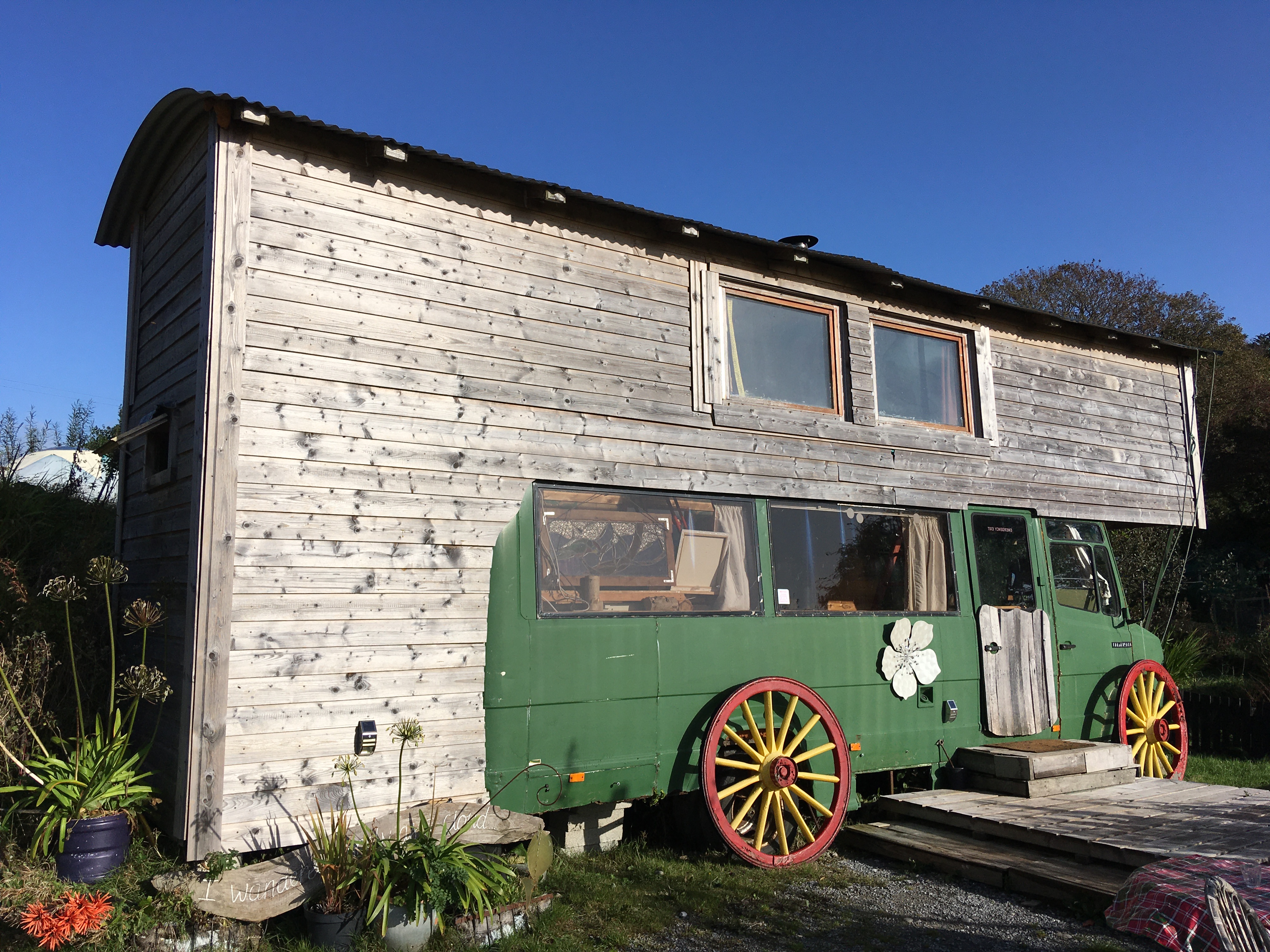 Wanderly Wagon, Inch Hideaway, Eco Camp - Campervans/Motorhomes for Rent in  Whitegate, County Cork, Ireland