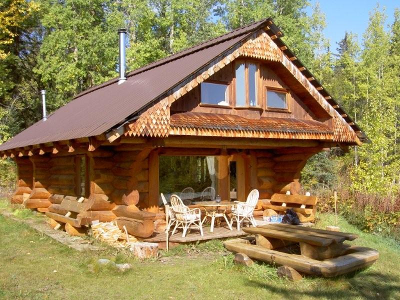 Log Guest Cabin, Vacation Rental Cabins for Rent in Smithers, British
