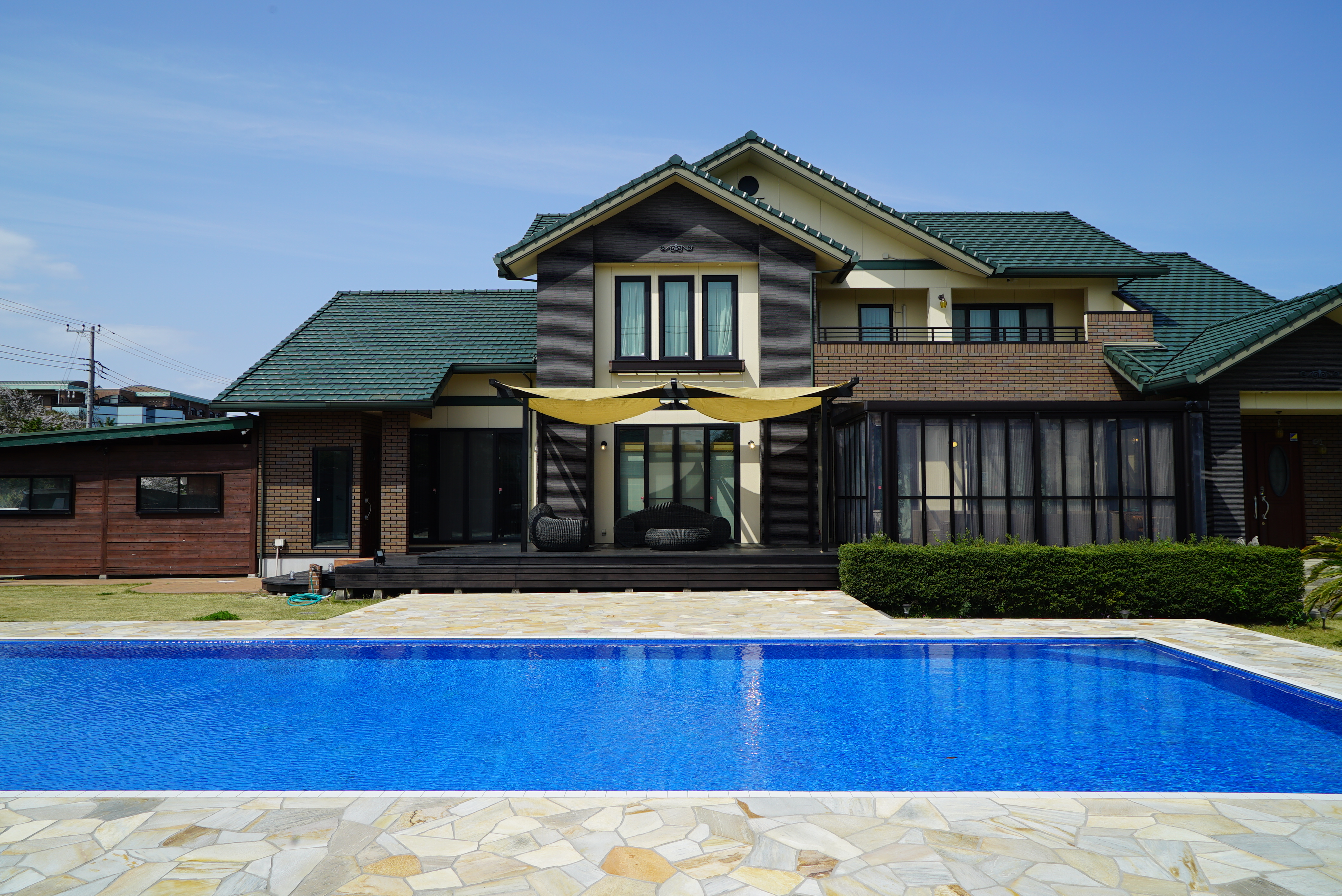 広々プール付き貸別荘ライトアップされたプールサイドで優雅なひと時を過ごしませんか qも可能です Houses For Rent In Ichinomiya Chōsei Gun Chiba Japan