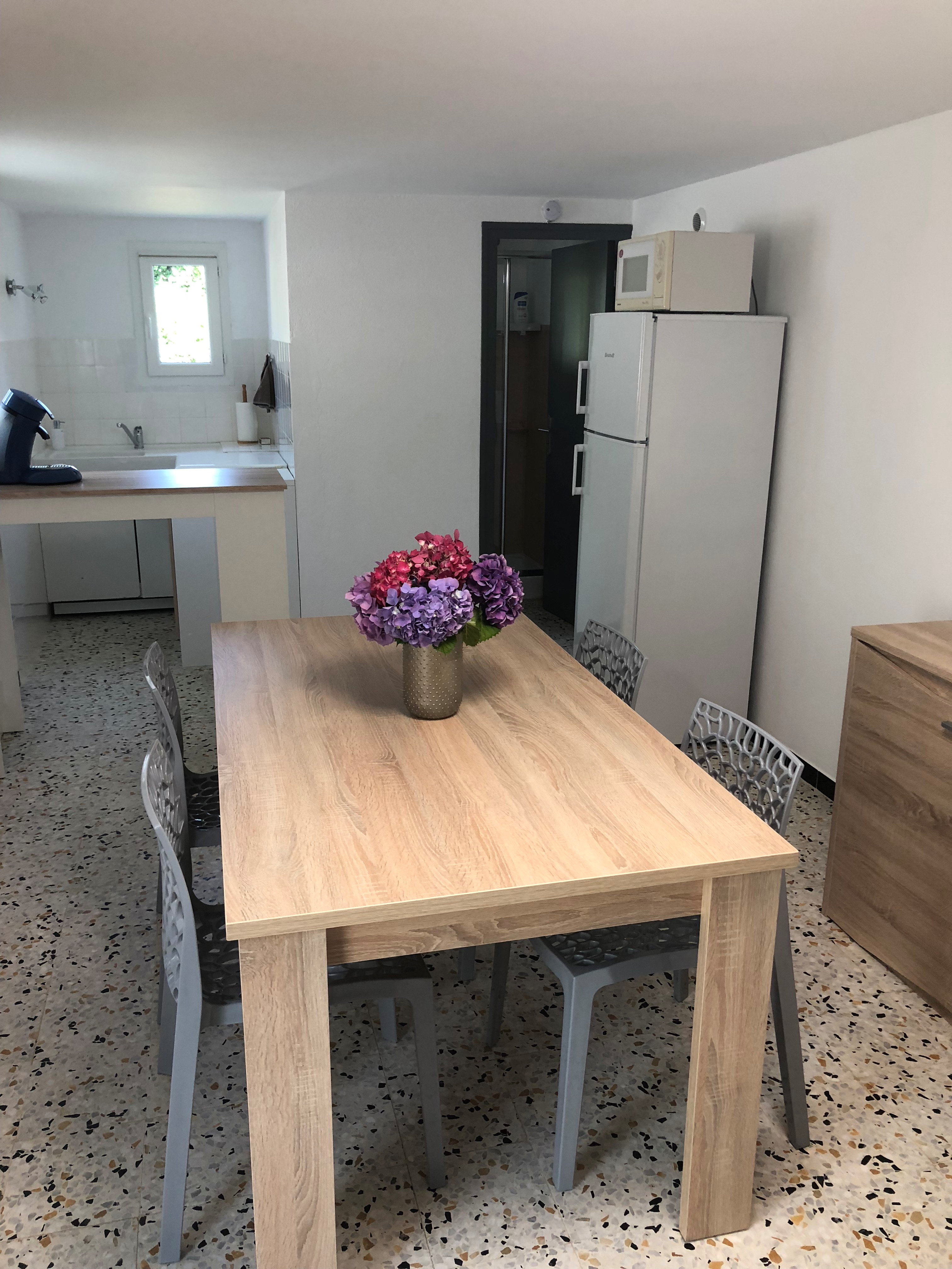 Vacation rental apartment F2 garden floor villa
