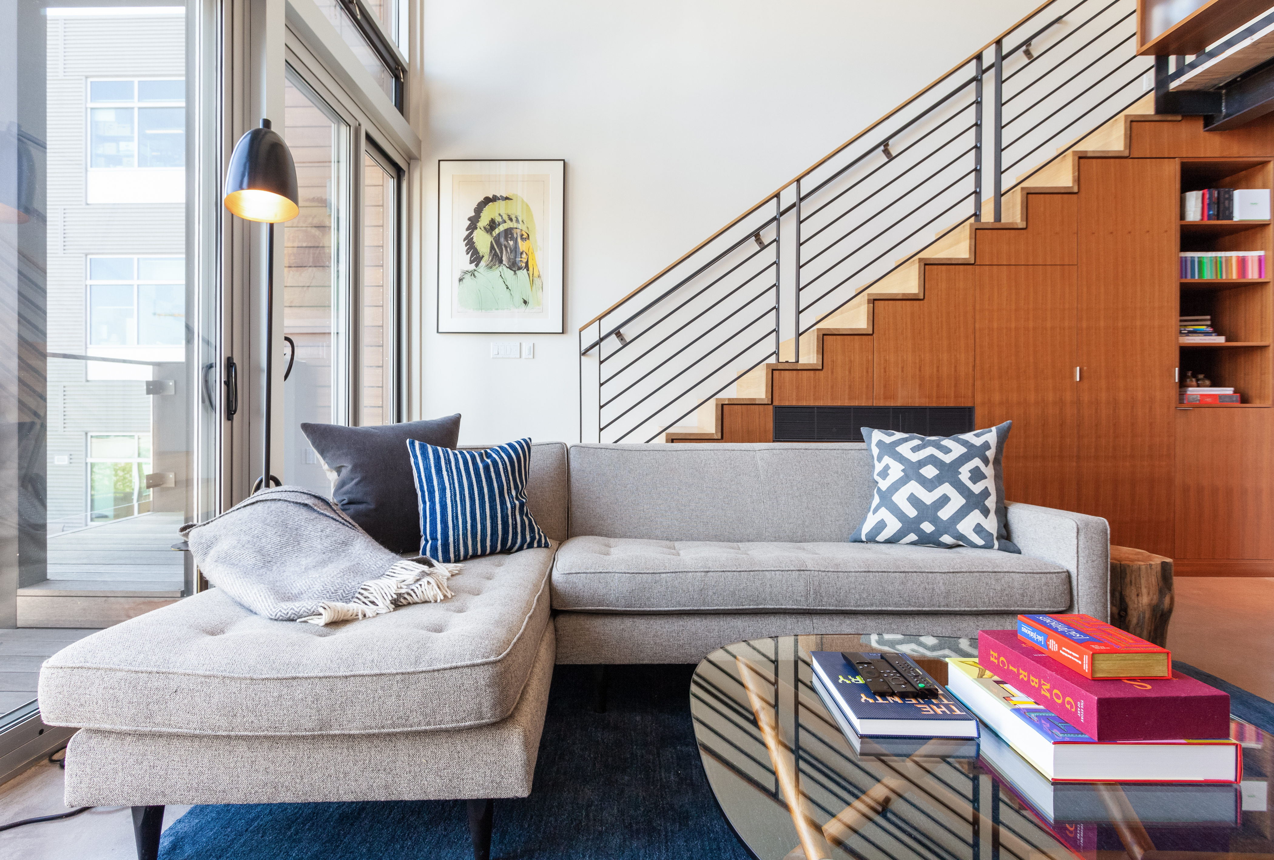 Art-Filled Industrial Loft in South Lake Union