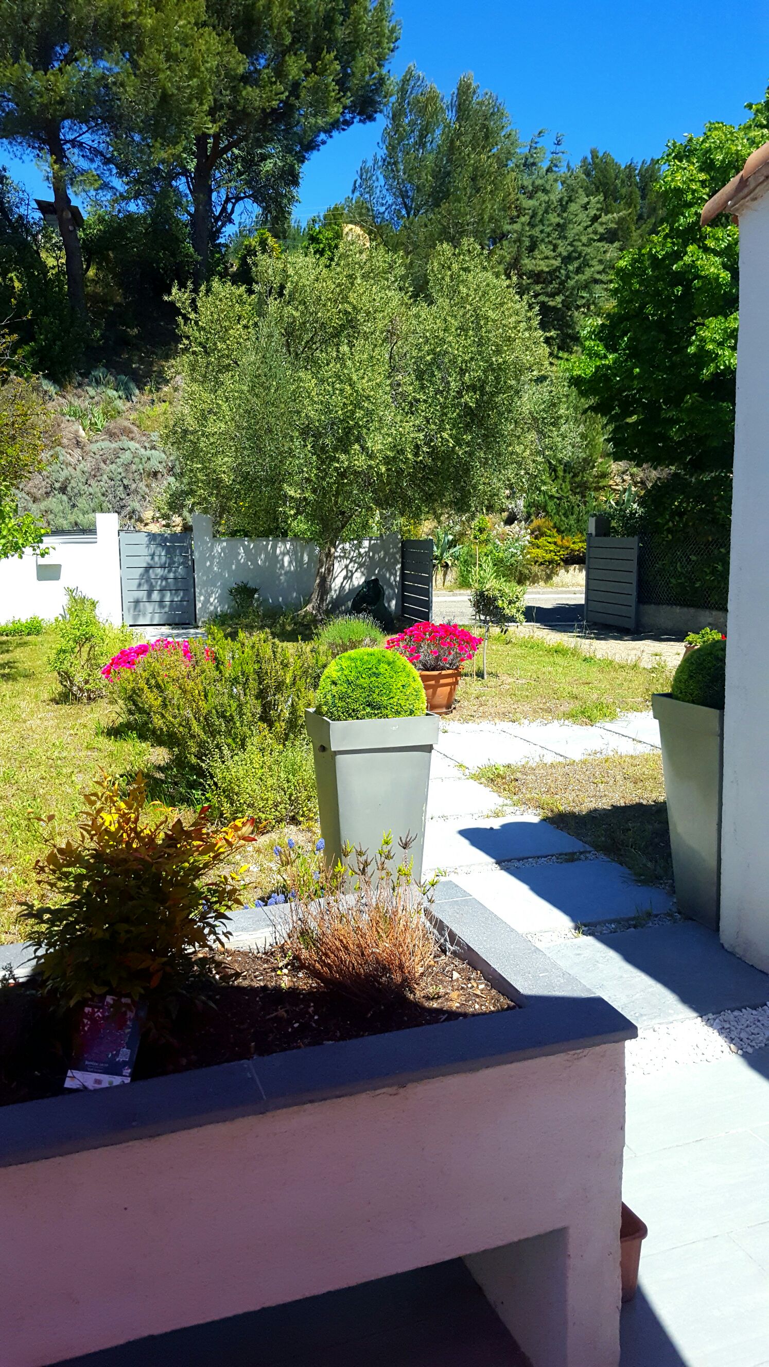 Independant lodging patio and garden