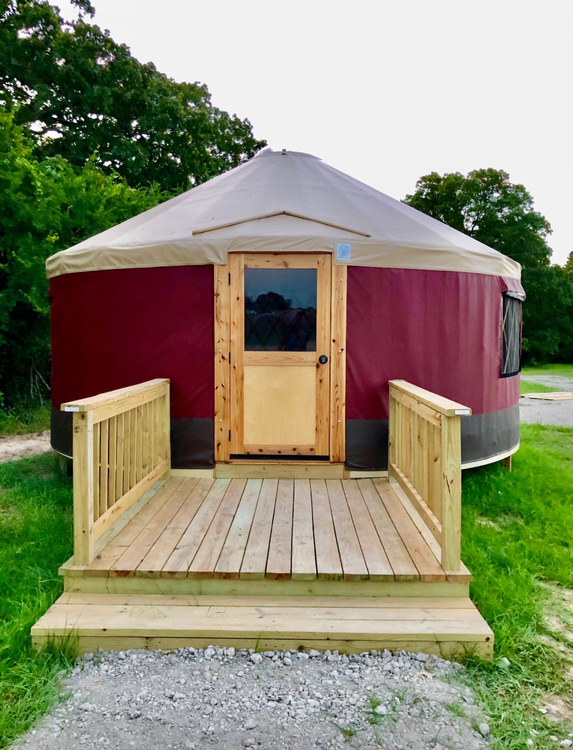 Wildflower Yurts Honeysuckle Yurts for Rent in Emory, Texas, United