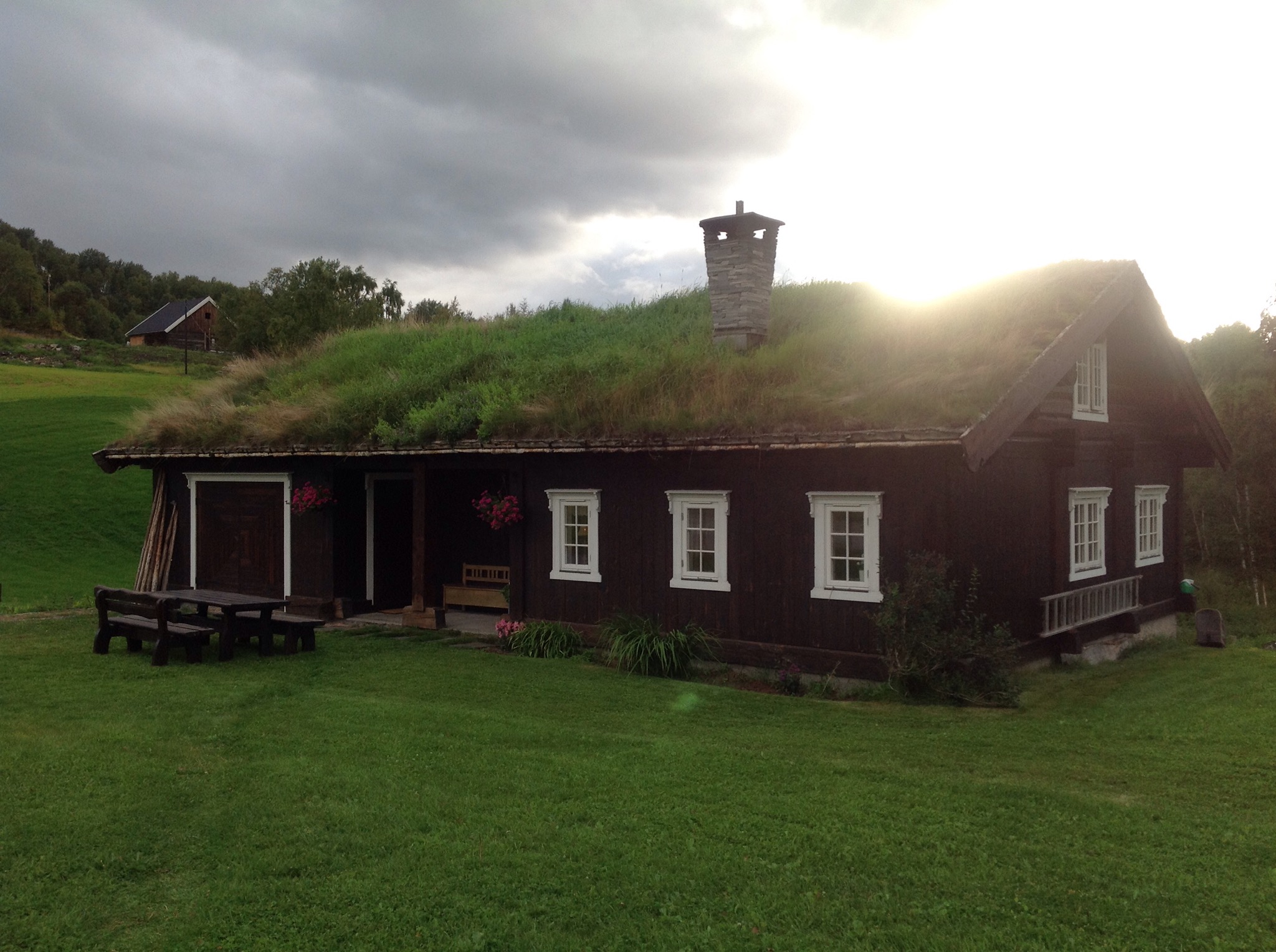 Apartment in a rural setting.