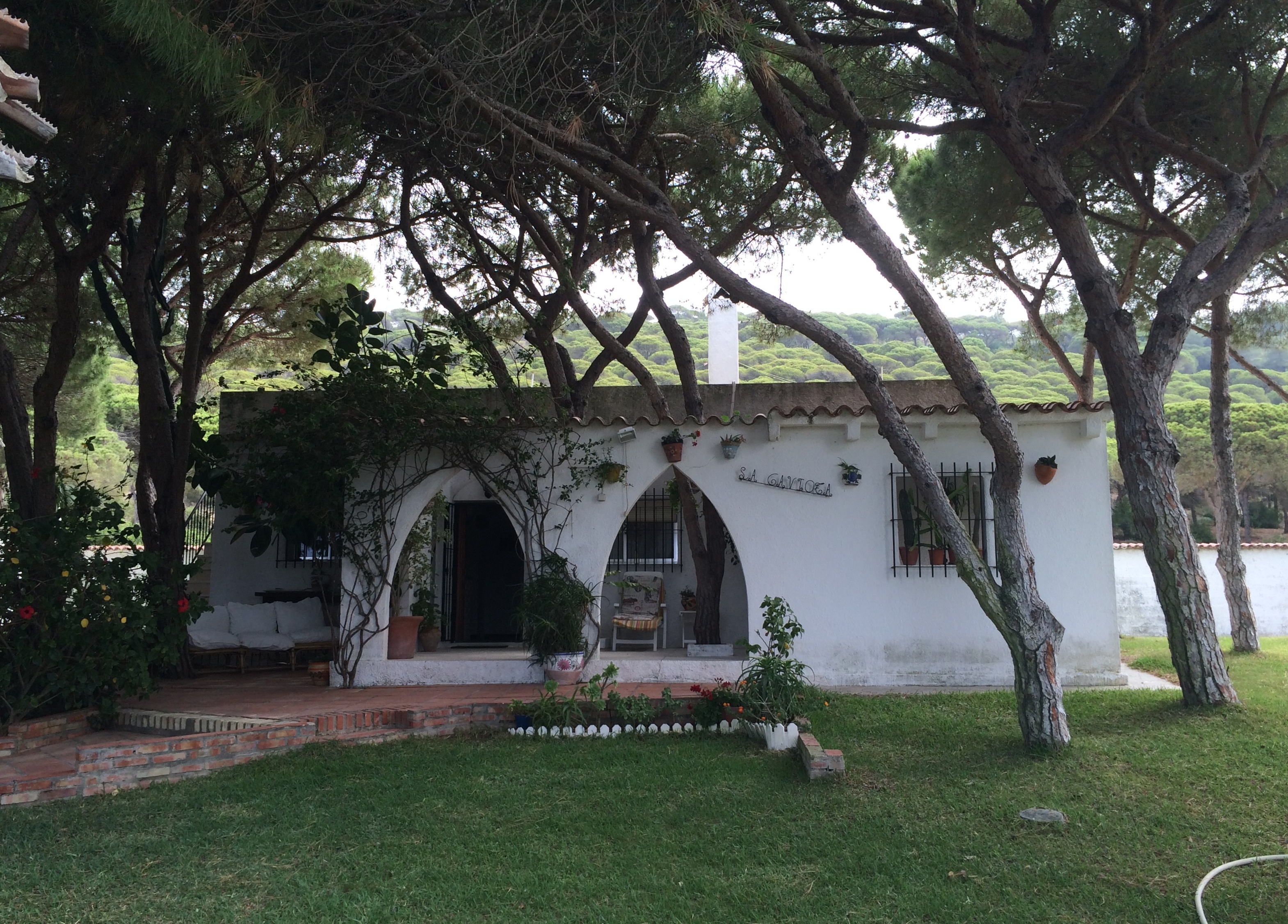 Chalet with wonderful garden 250 m. from the beach