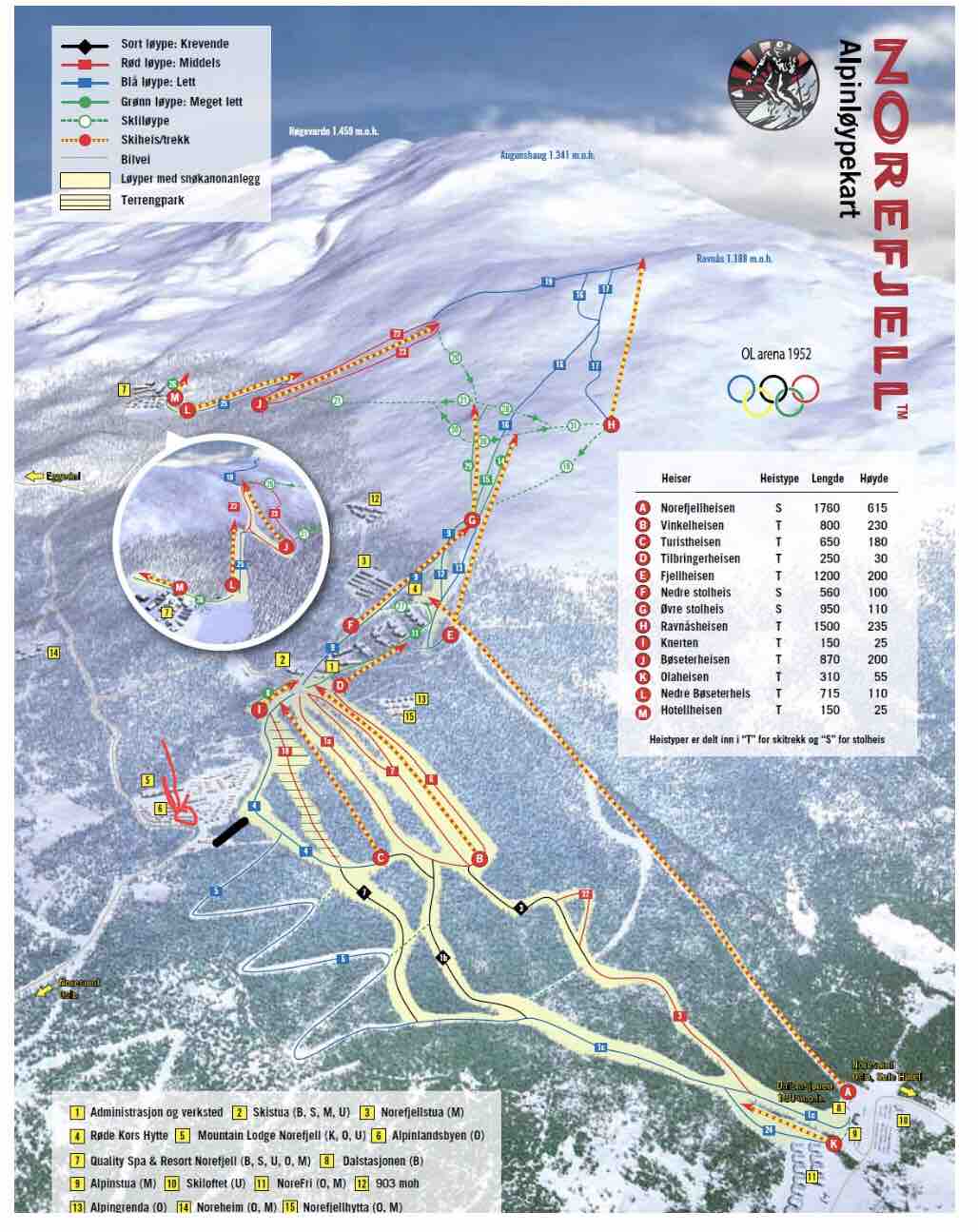 kart norefjell Skihytte I Alpinlandsbyen Sandumlia Cabins For Rent In Noresund Buskerud Norway kart norefjell