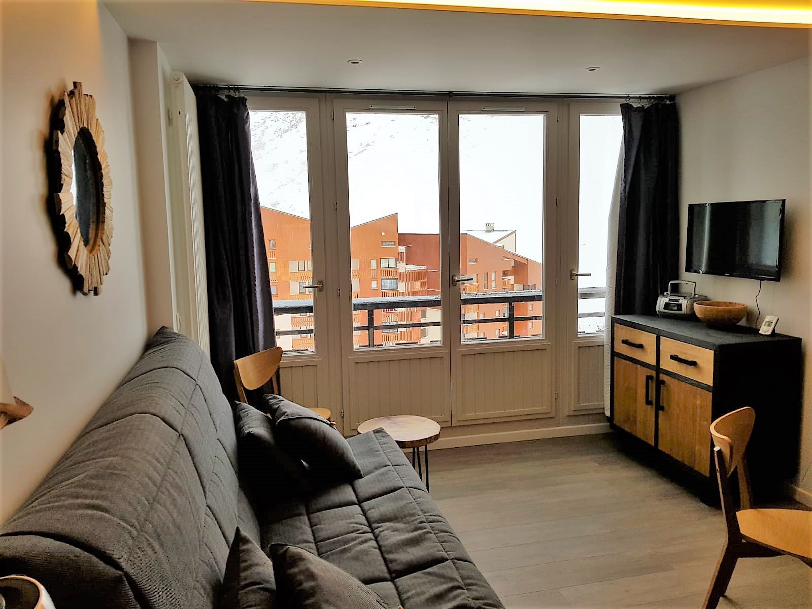 Ménuires: bright T2 renovated at the foot of the slopes