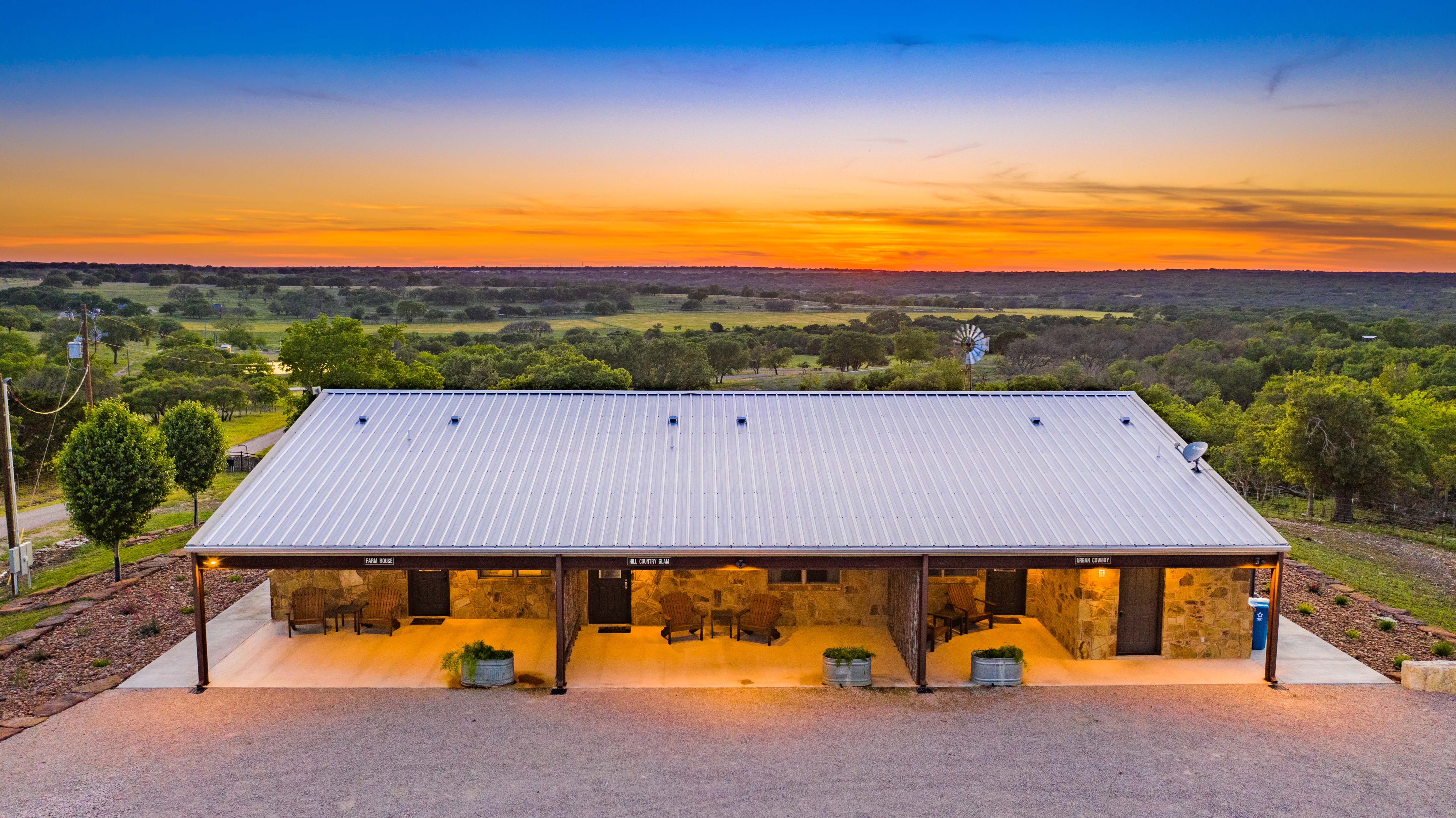 Glamour de Hill Country en Tres Molinos Ranches en renta en Harper