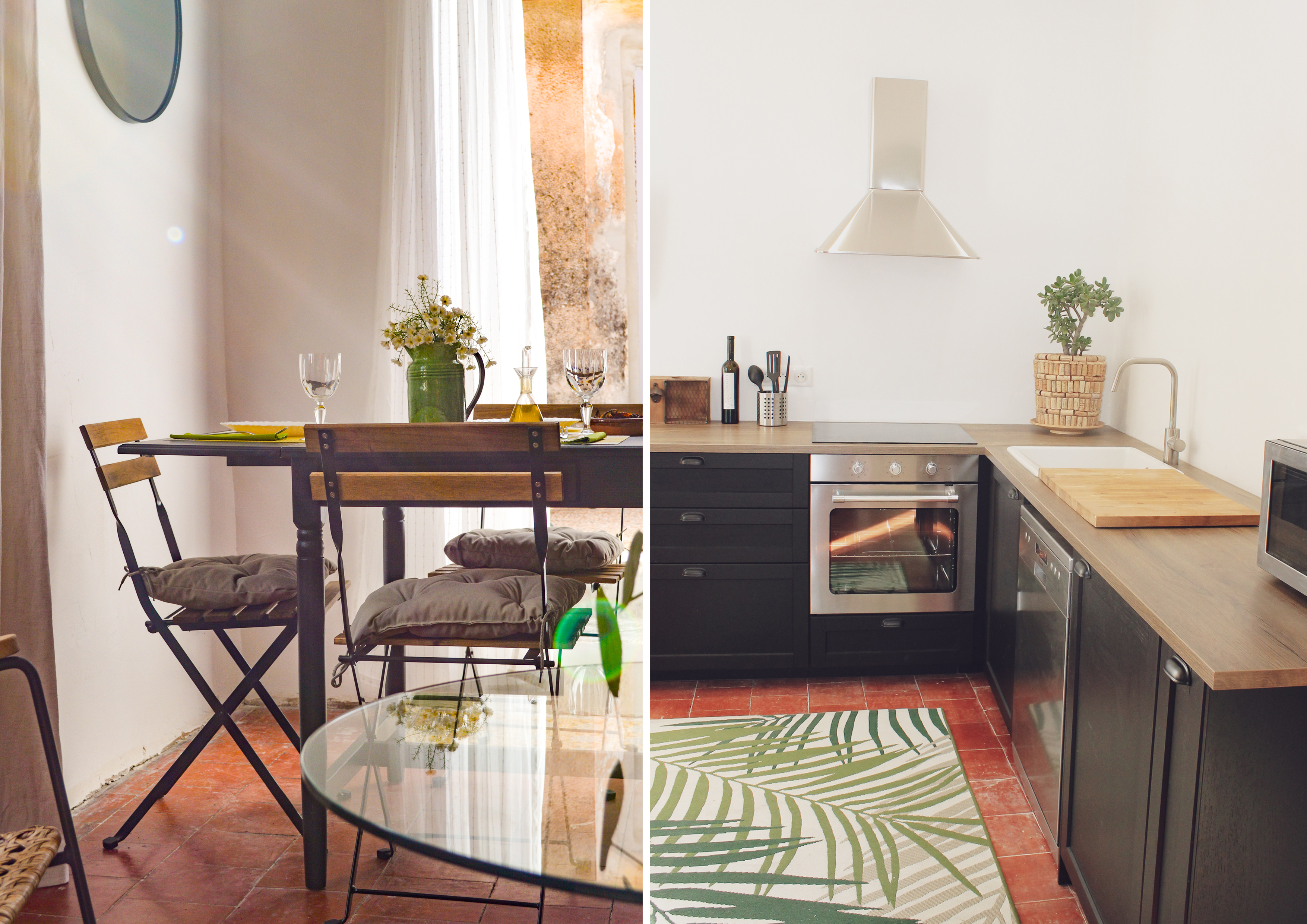 Air-conditioned flat with terrace near Sommières
