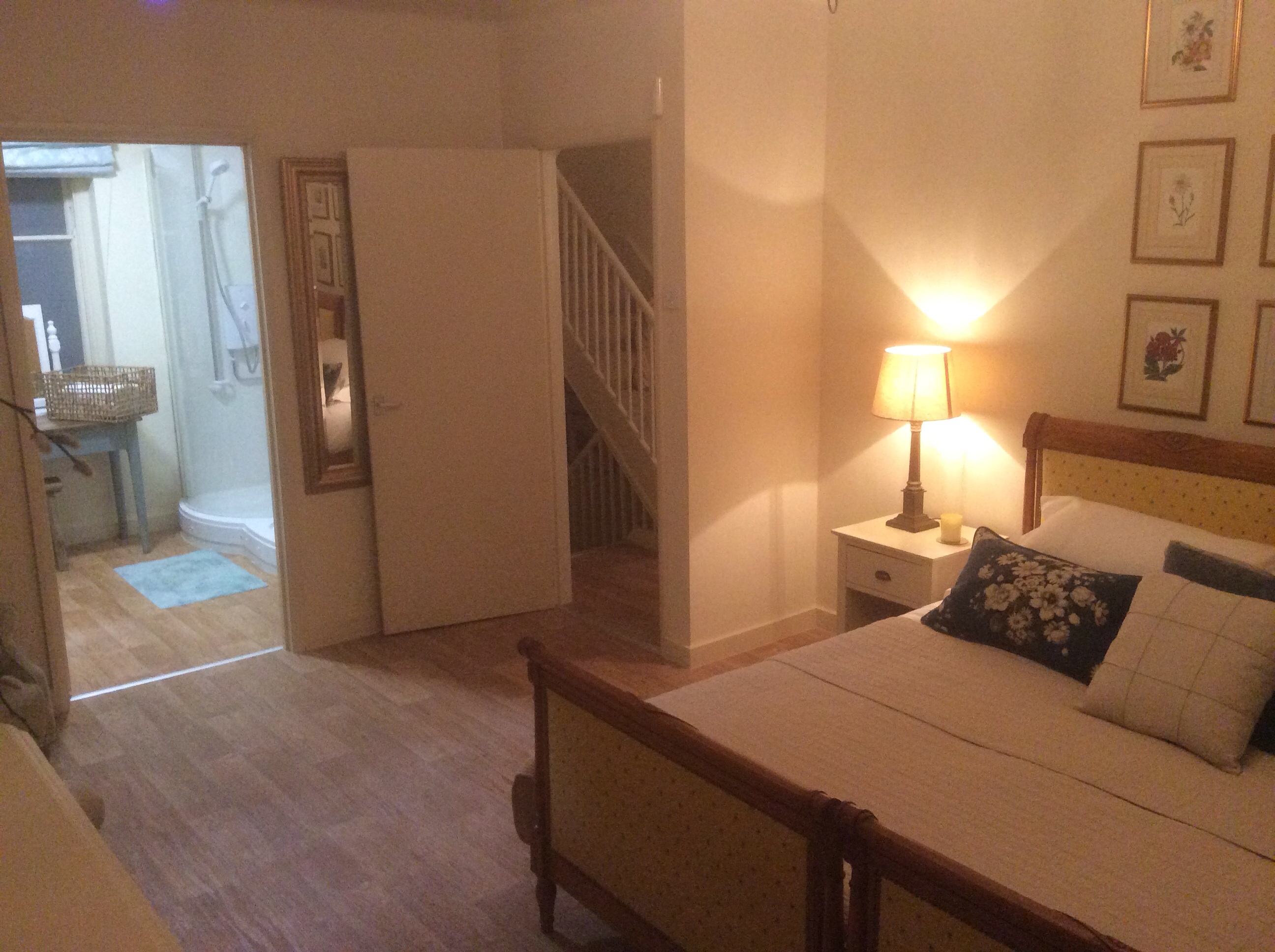 You have the first two floors of our town house.