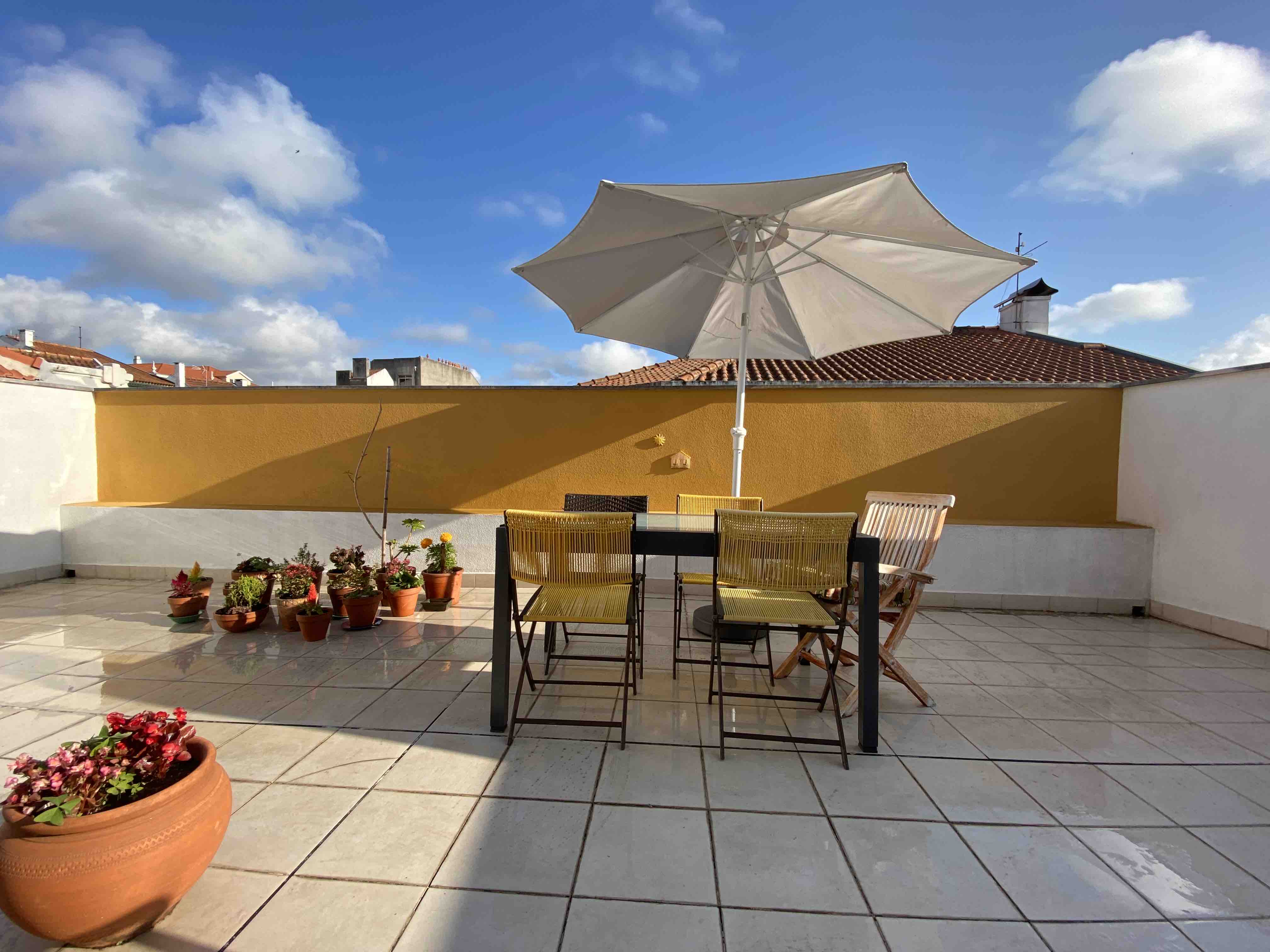 Apartment with radiant terrace