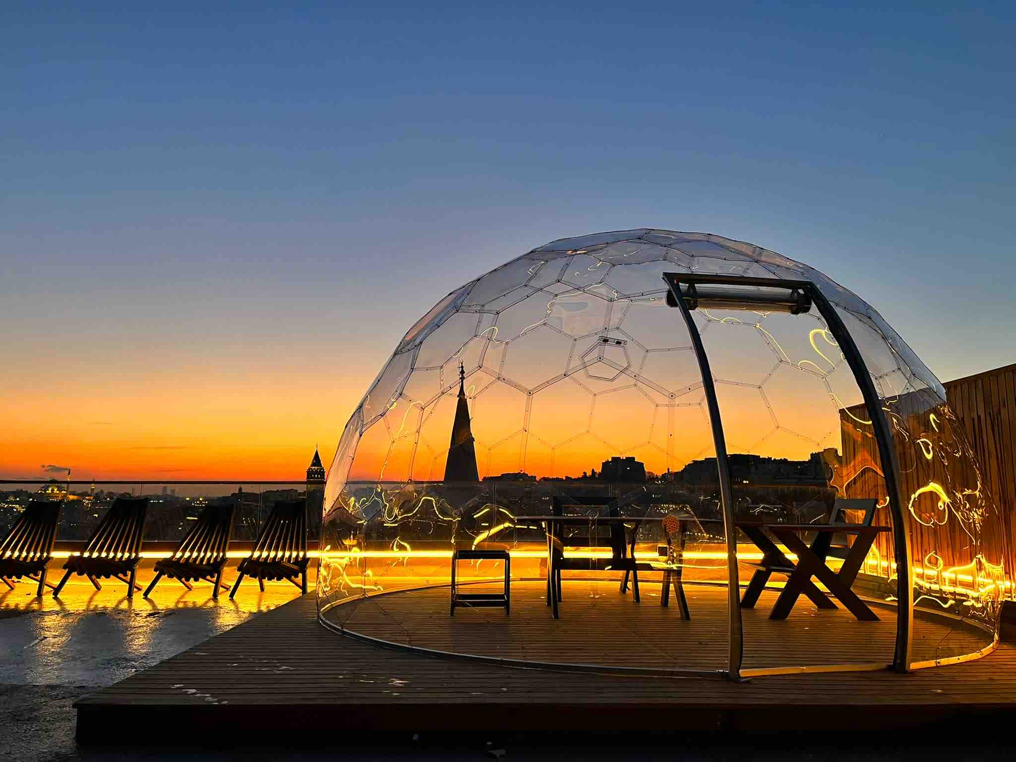 Private Rooftop with Panoramic Bosphorus View