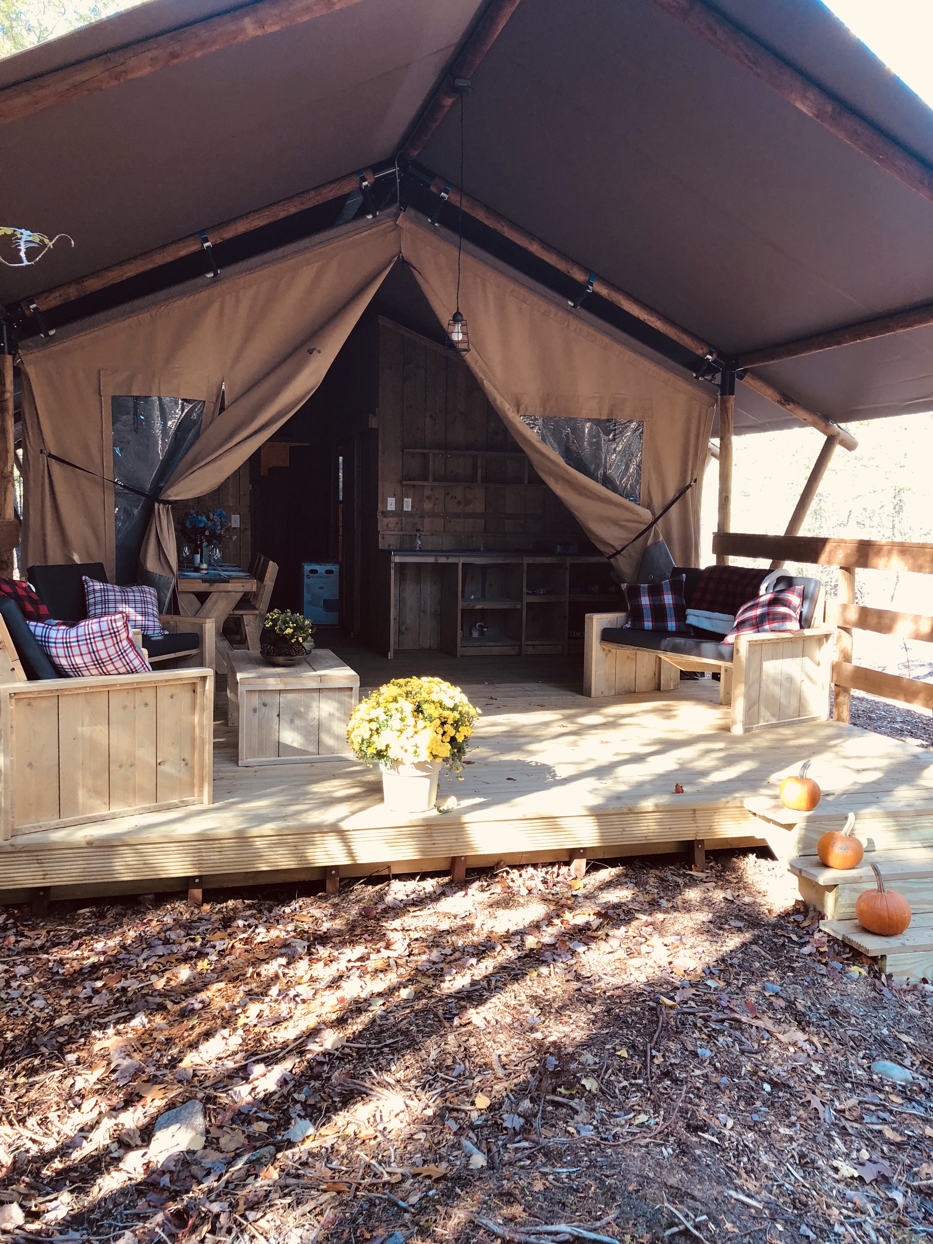 Bear tent,  4 miles from Acadia National Park!