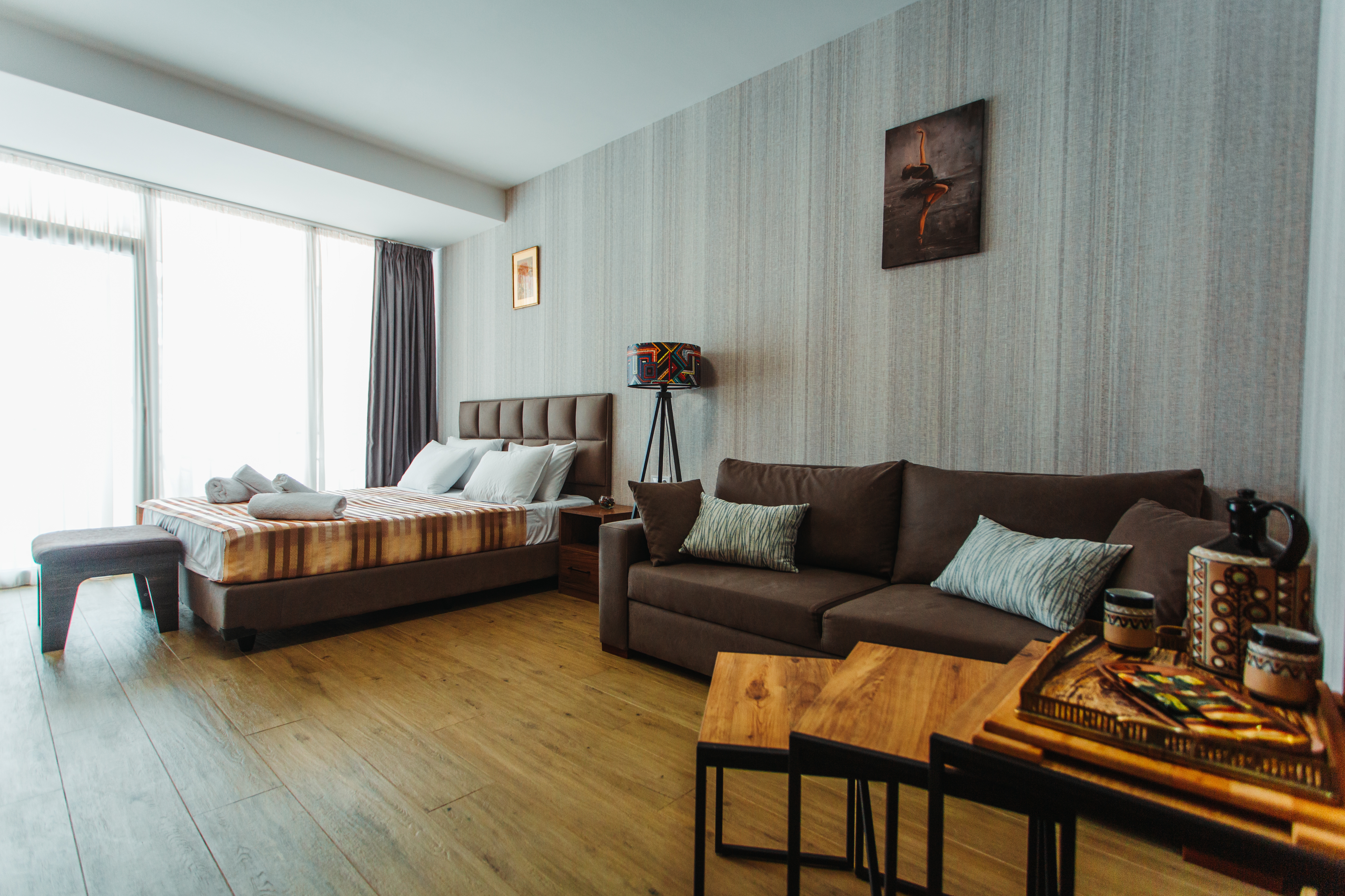 Cozy apartment with mountain view