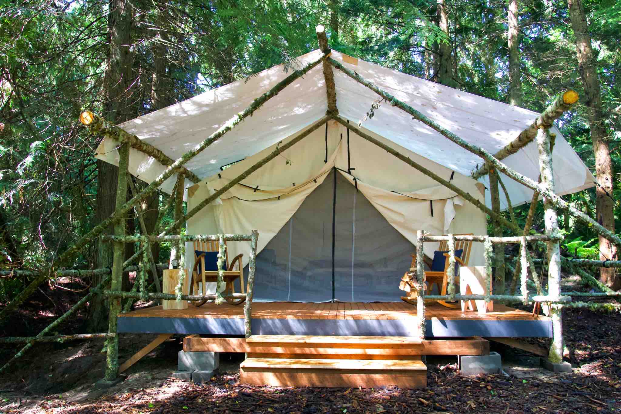 Big Cedar Camp glamping tents Tents for Rent in Langley, Washington