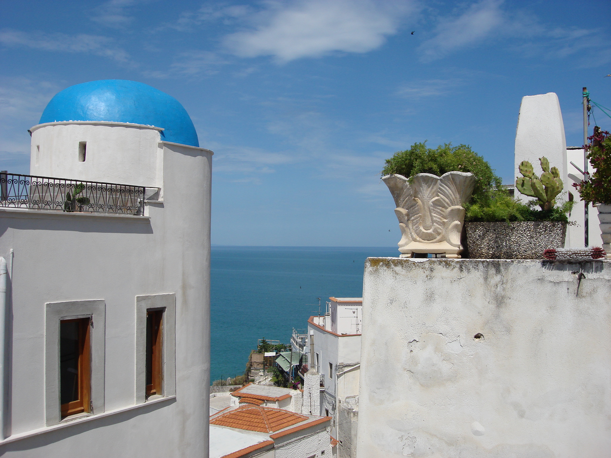 La Bouganville terrace sea view Houses for Rent in Peschici, Foggia